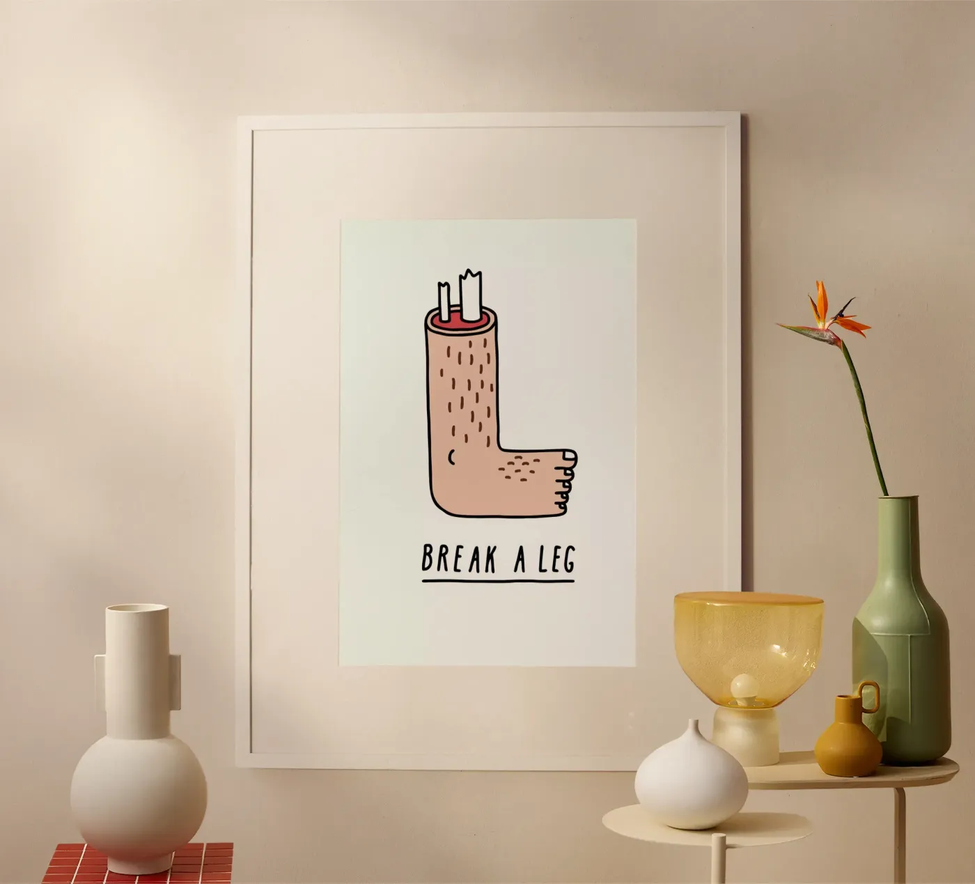 Break a Leg poster da Jaco Haasbroek