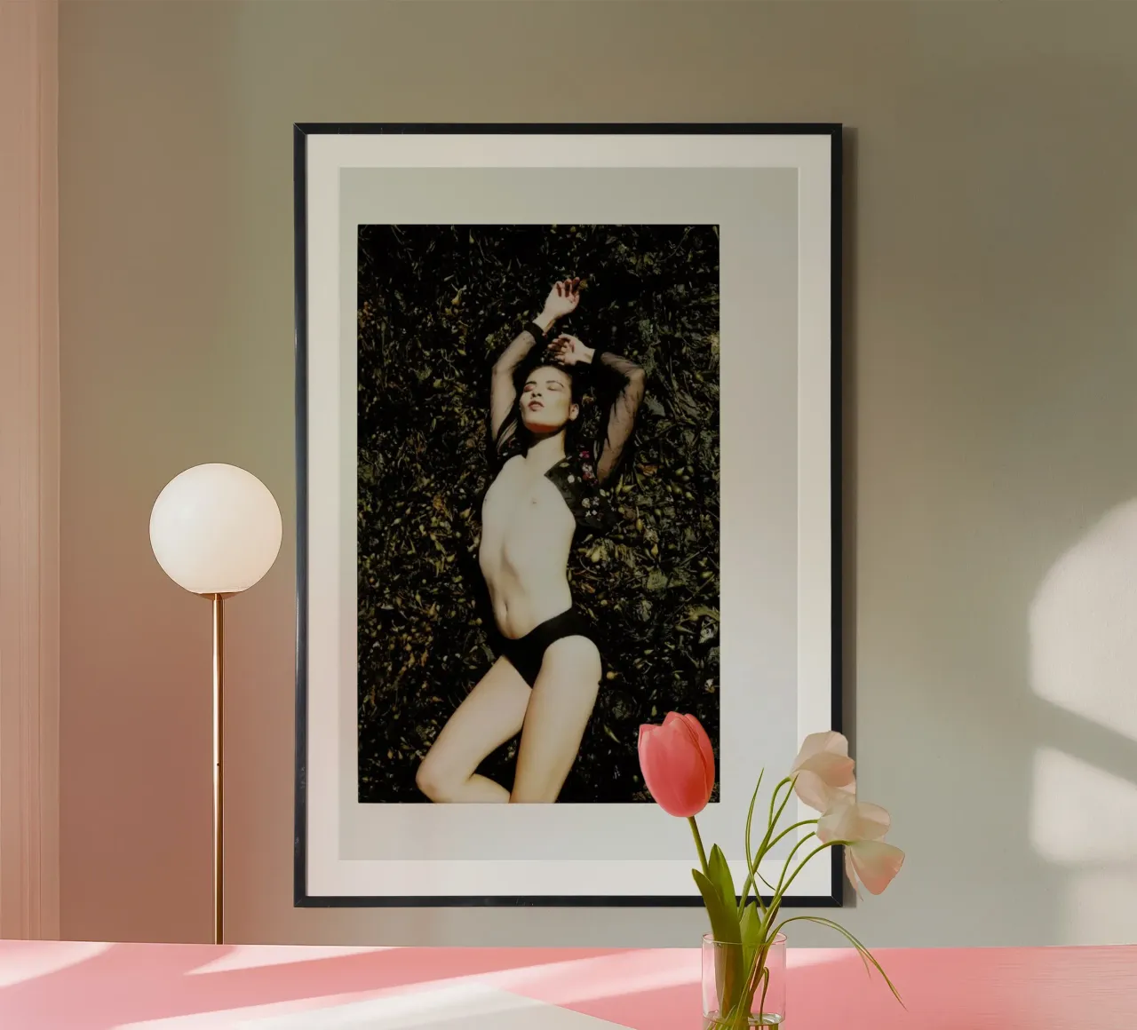 Mermaid poster con telaio in plastica da Aysha Banos