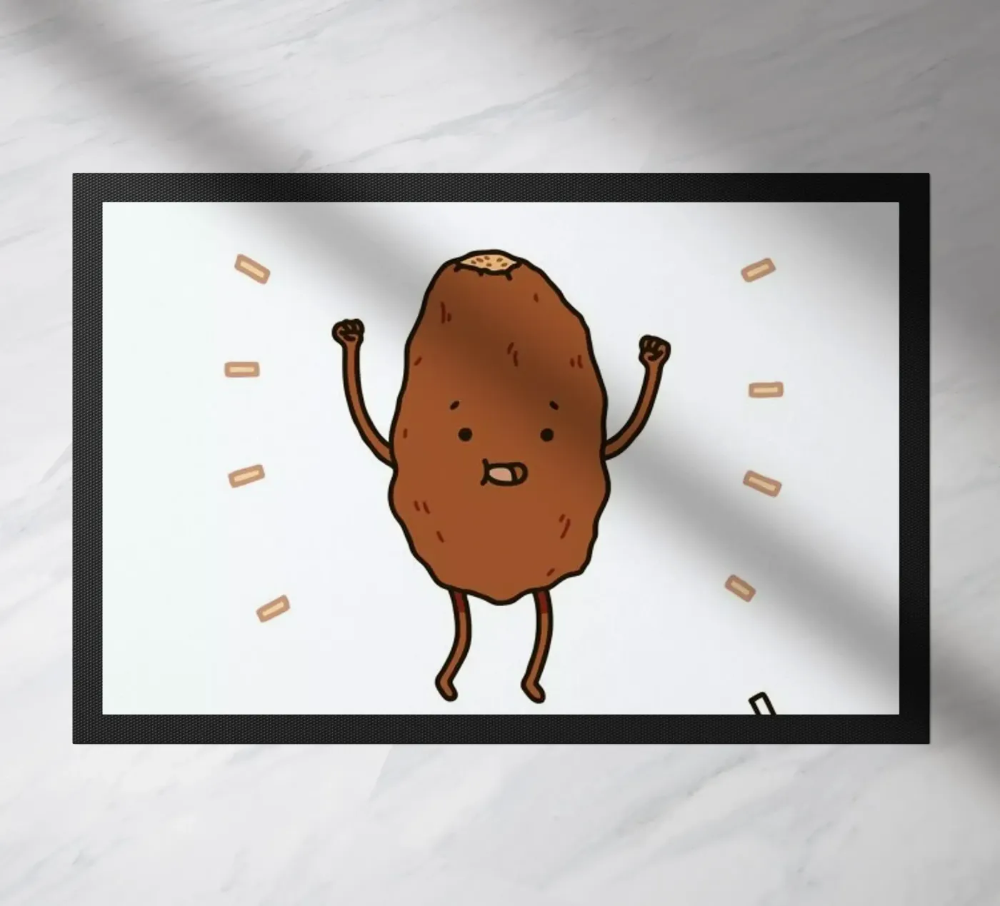 It's a Date doormat by Jaco Haasbroek