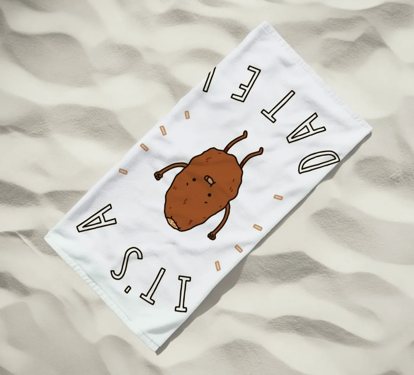 It's a Date strandhanddoek van Jaco Haasbroek