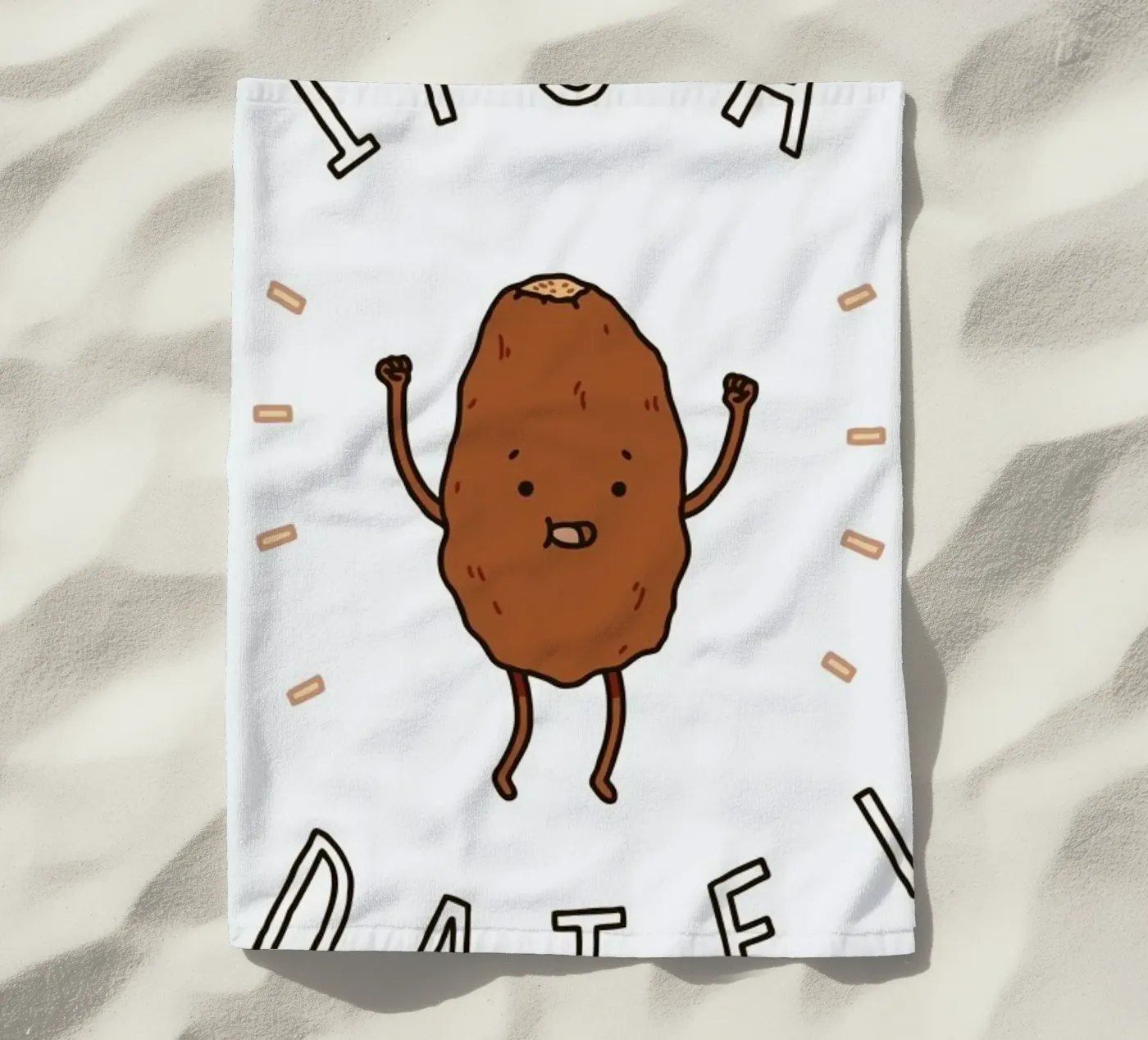 It's a Date strandhanddoek van Jaco Haasbroek