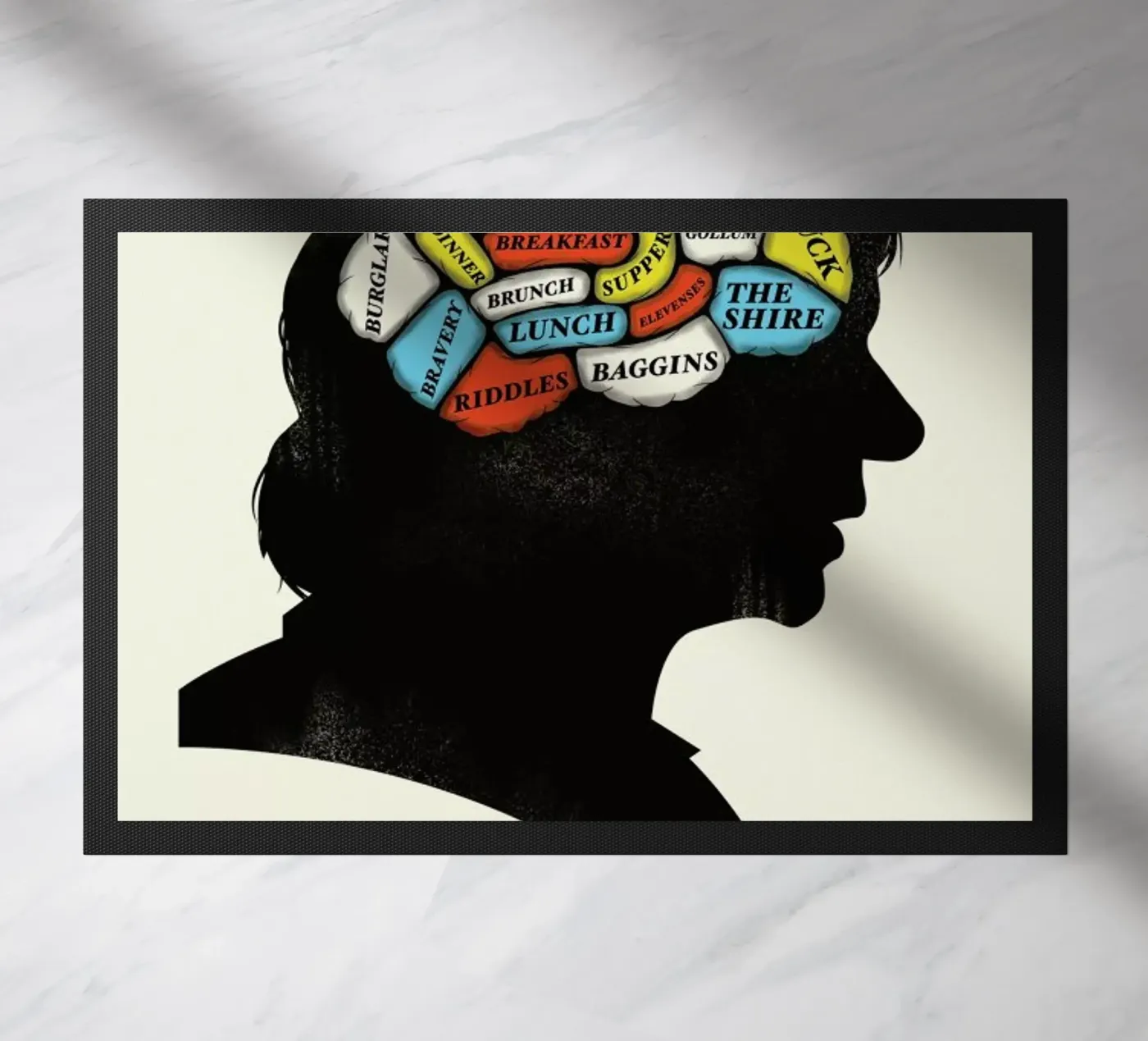 Baggins doormat by Chris Wharton