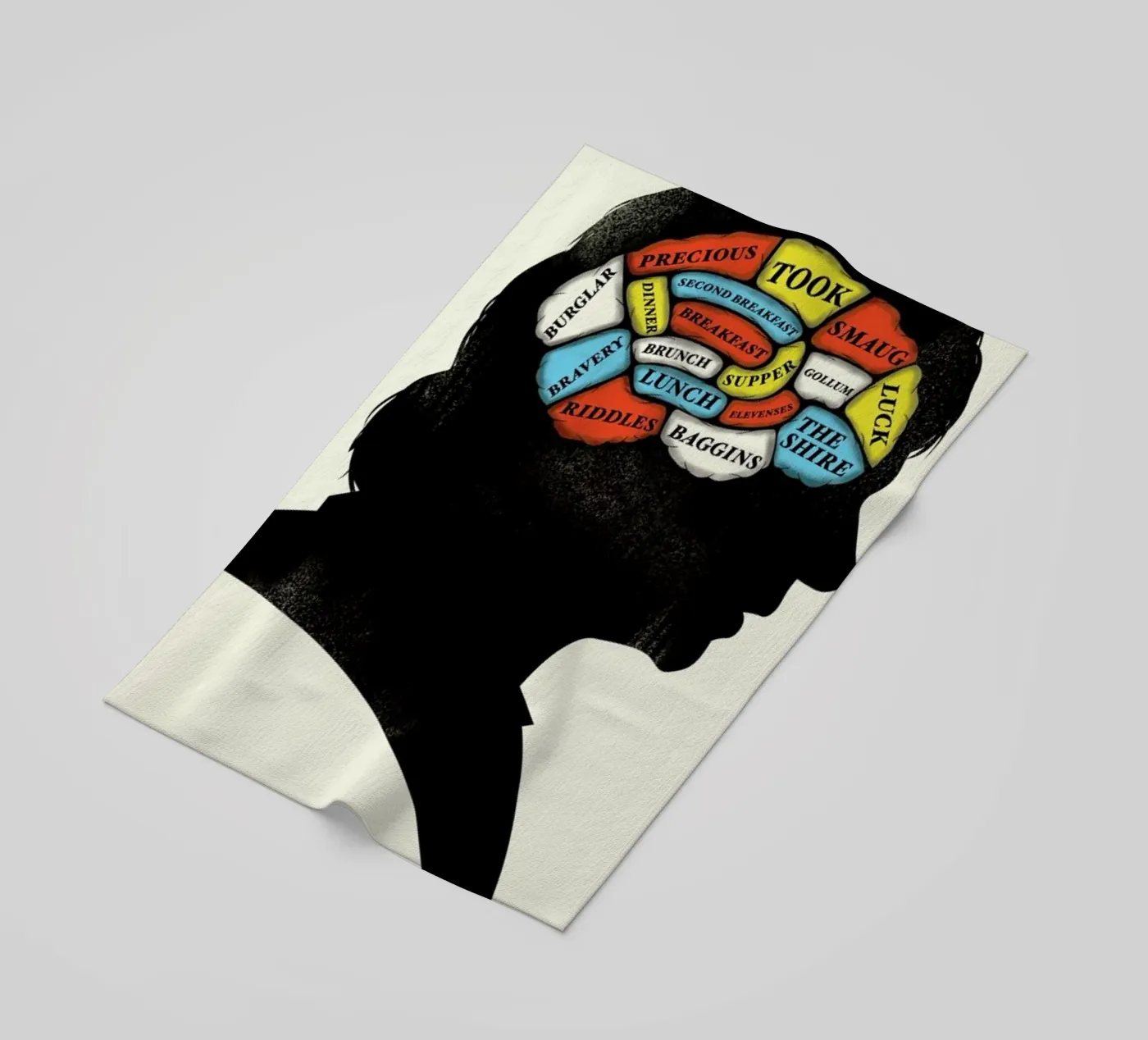 Baggins beach towel by Chris Wharton