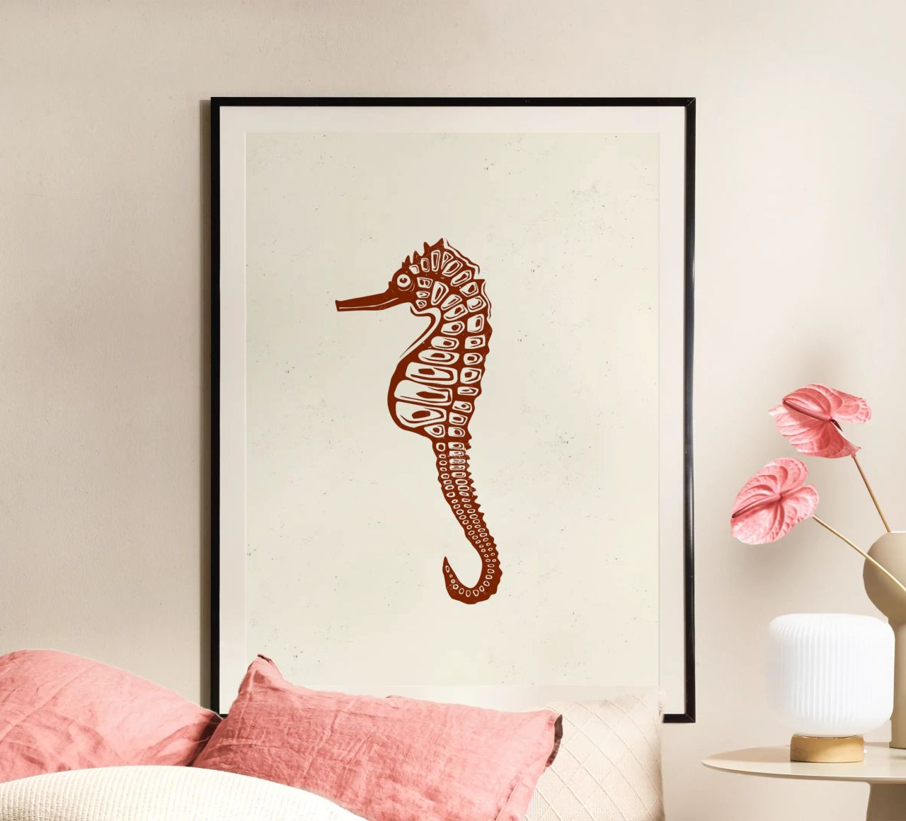 Seahorse Serenity poster by Indigo Rain