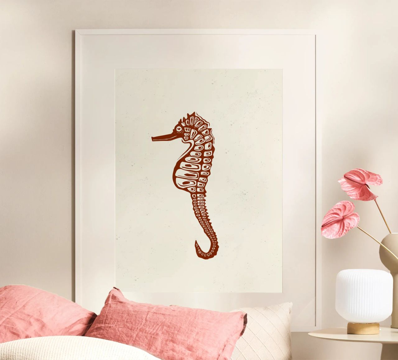 Seahorse Serenity poster by Indigo Rain