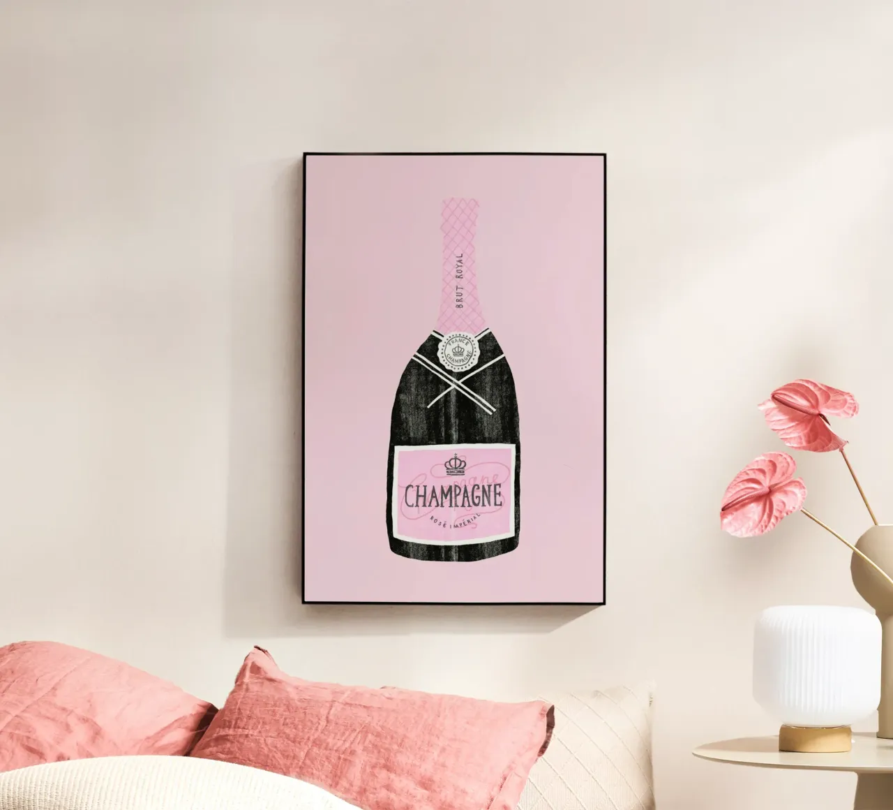 Champagne plexiglass da typealive