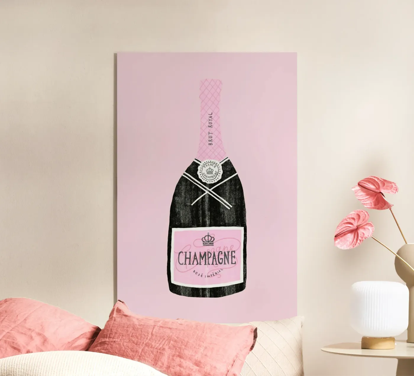 Champagne Acryl-Glas von typealive