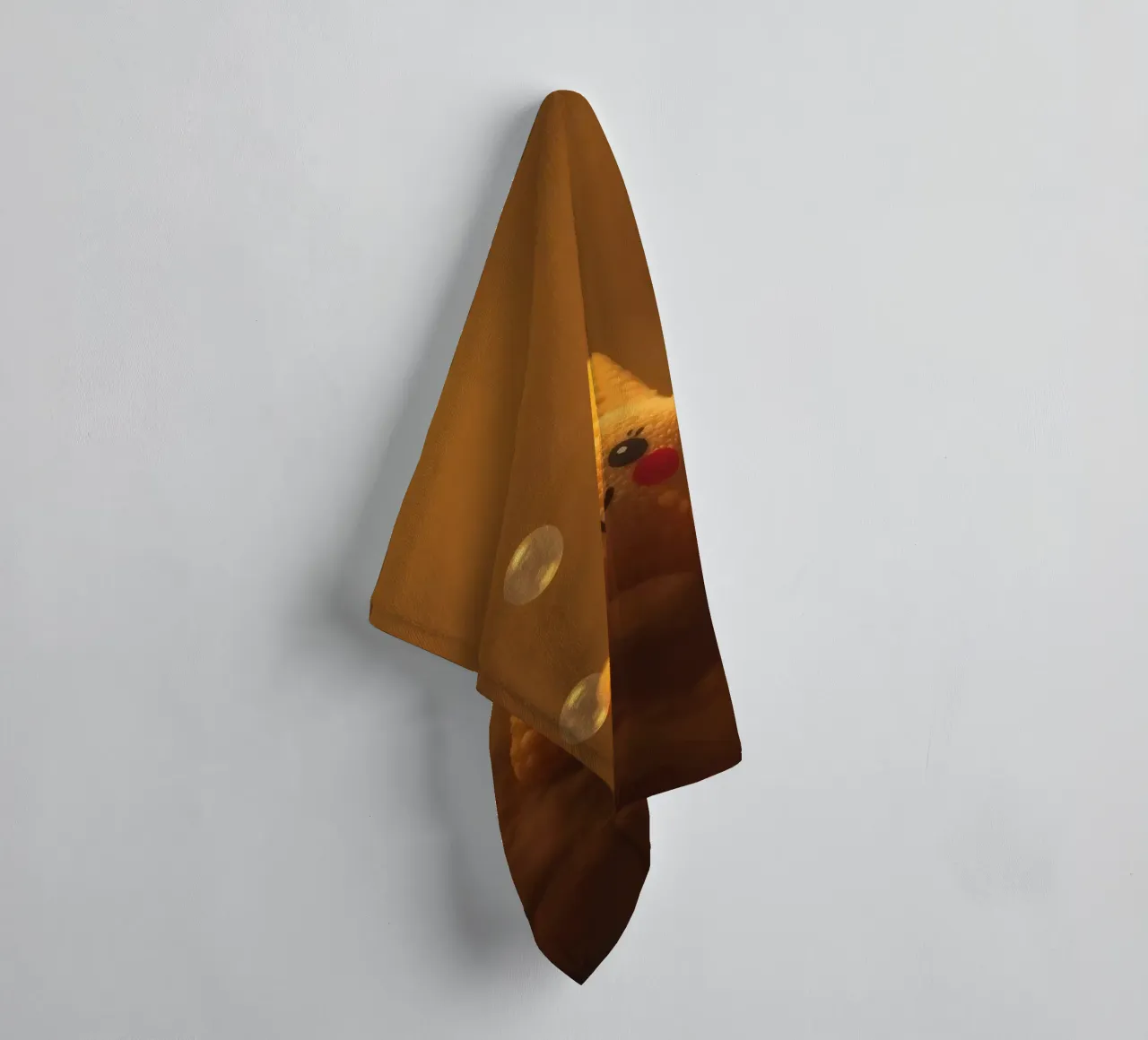 starfish with a smiling face and bubbles in a warm water towel by DesignDoodle