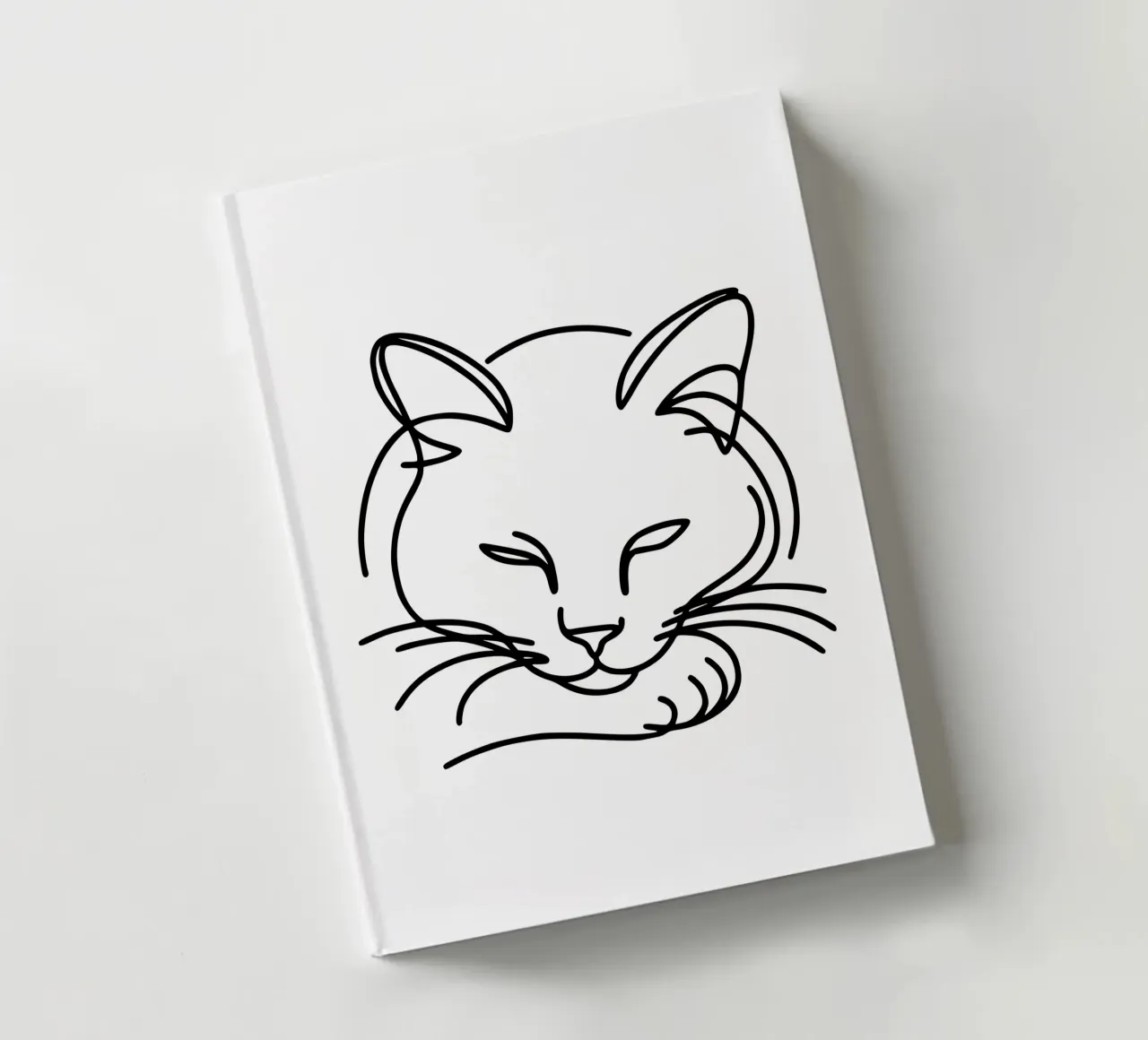 Cool Cat - The relaxed cat notebook by Bold & Simple