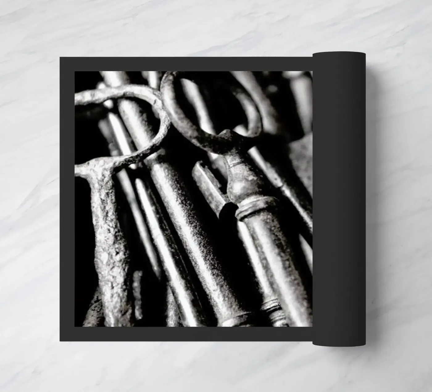 Old Keys deurmat van Magdalena Martin Photography