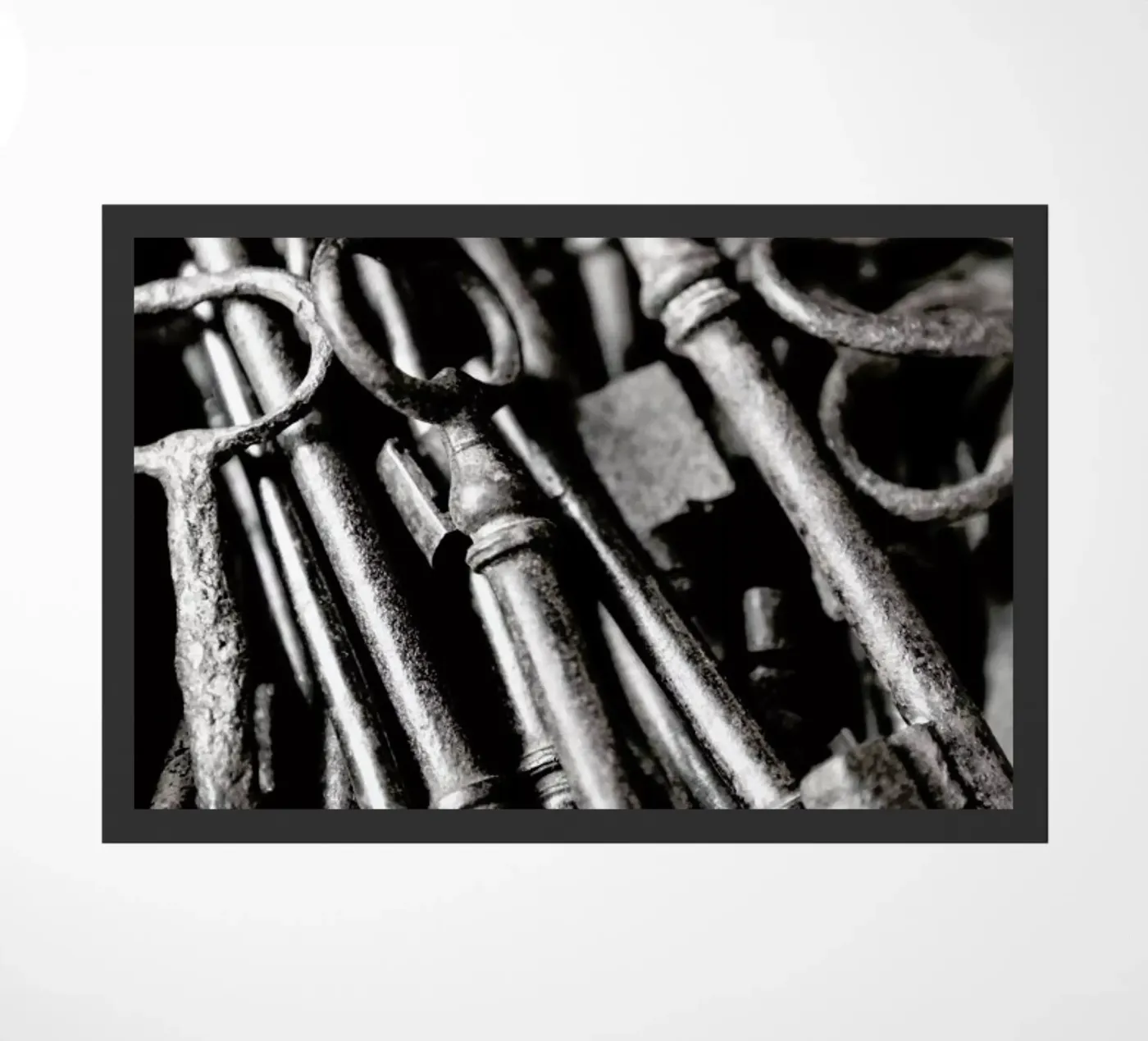 Old Keys deurmat van Magdalena Martin Photography