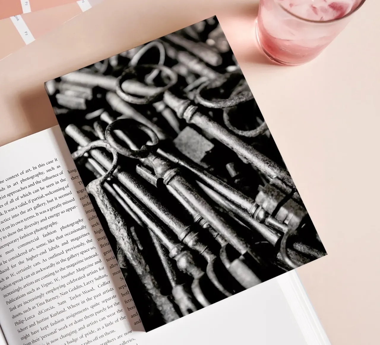 Old Keys notebook by Magdalena Martin Photography