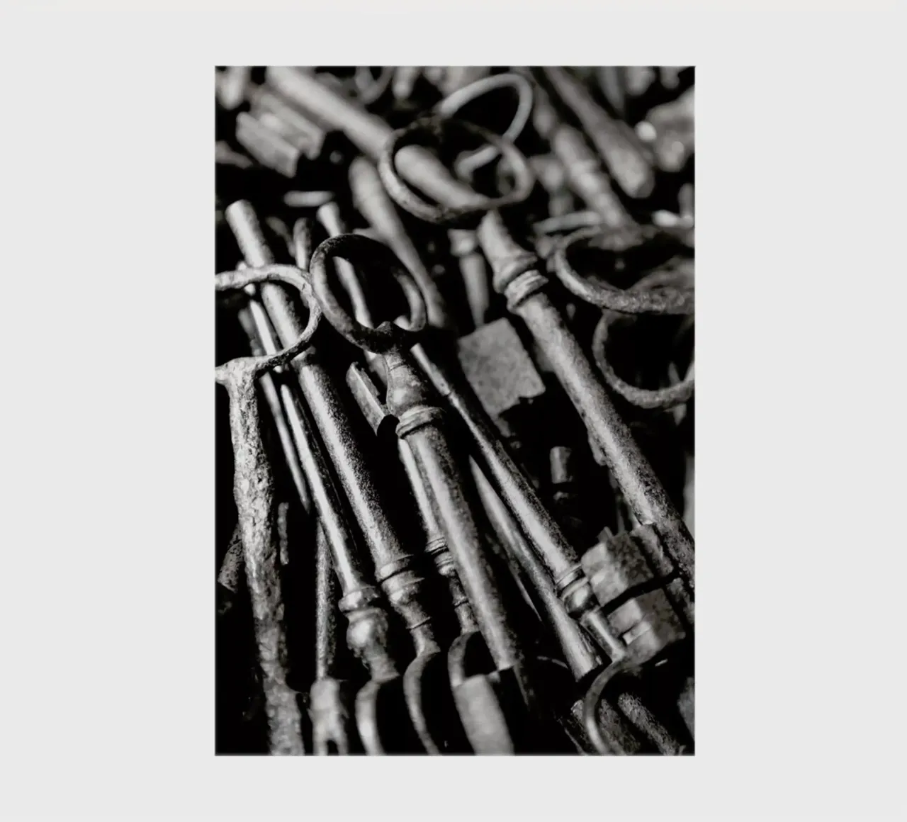 Old Keys notebook by Magdalena Martin Photography