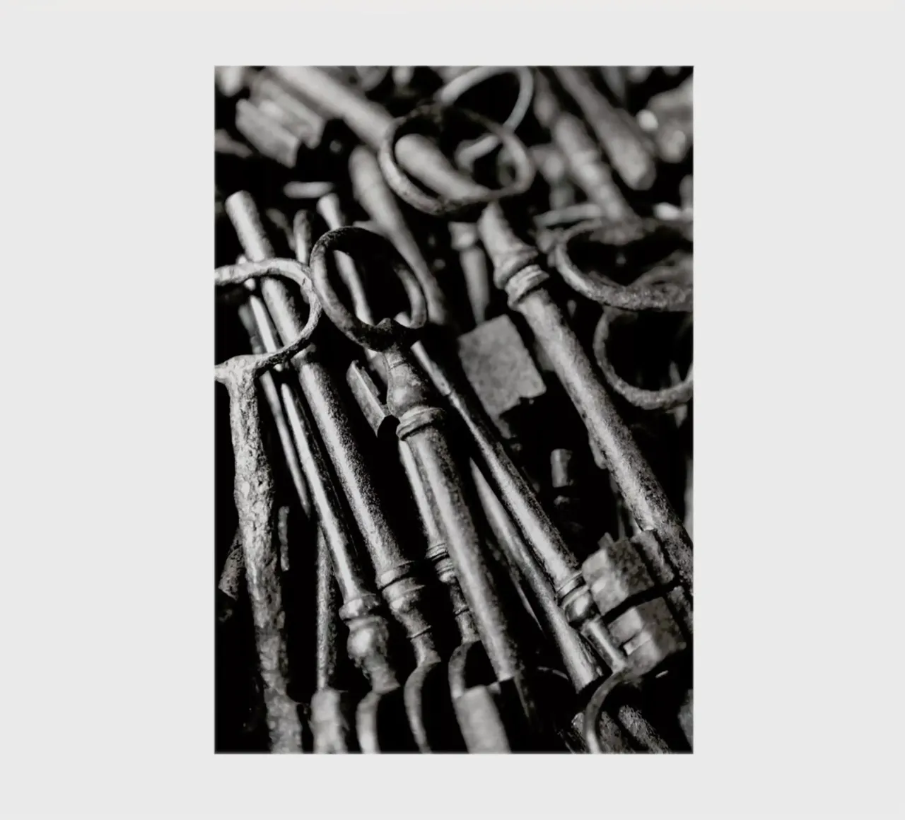 Old Keys notebook by Magdalena Martin Photography