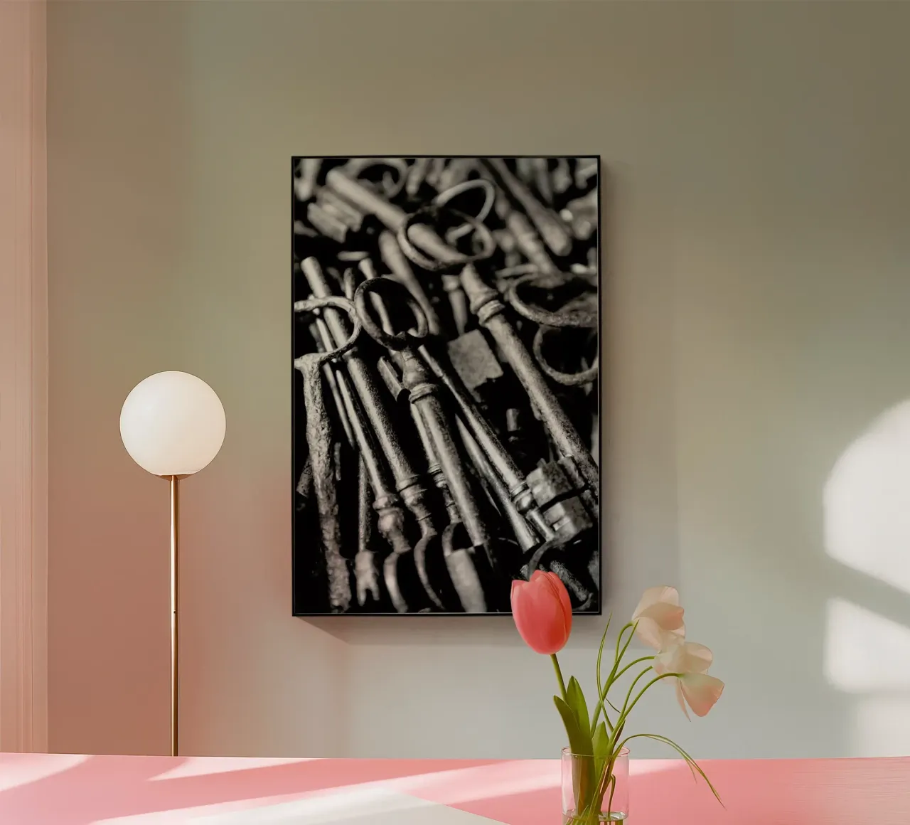 Old Keys plexiglass da Magdalena Martin Photography