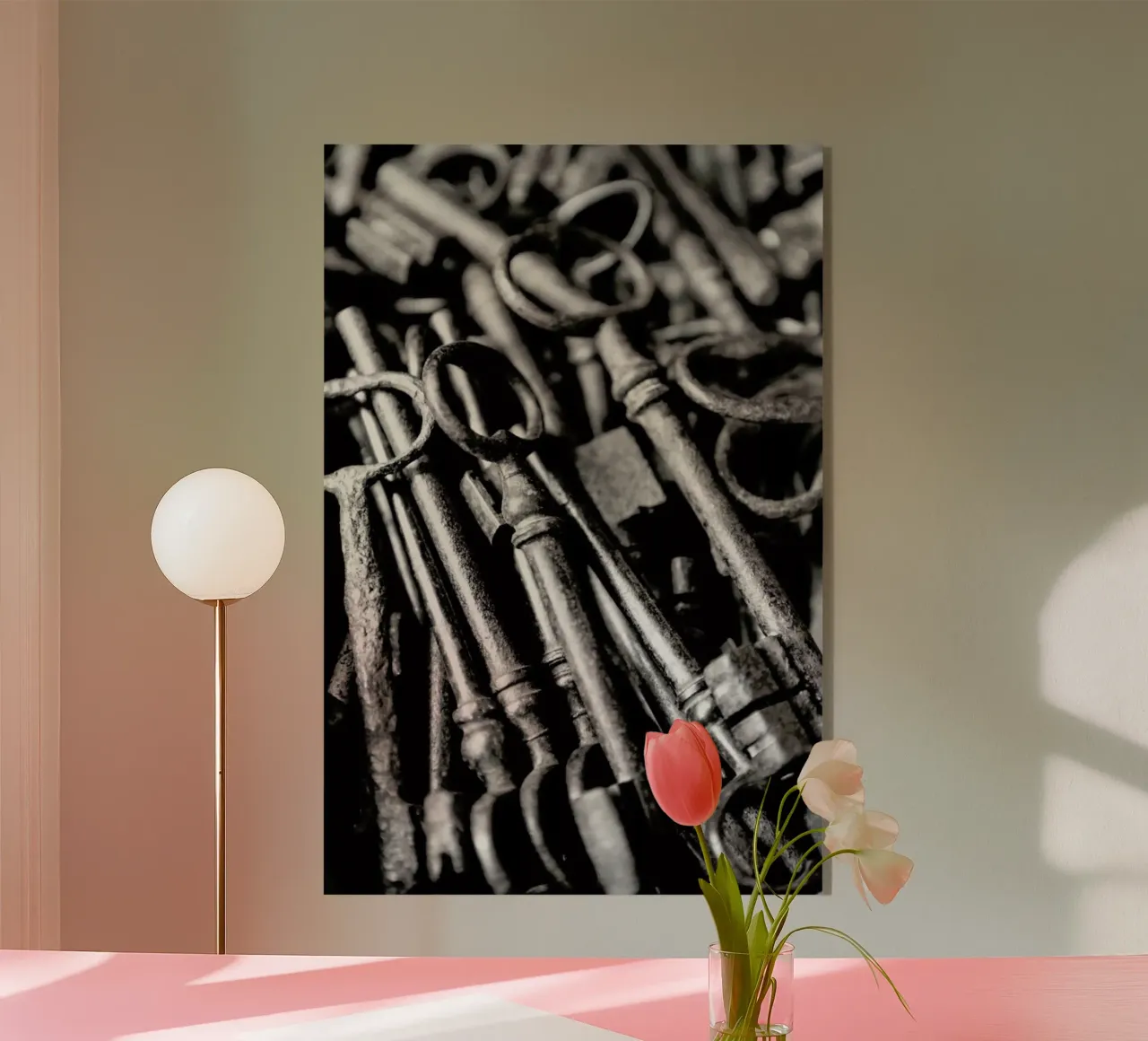 Old Keys plexiglass da Magdalena Martin Photography