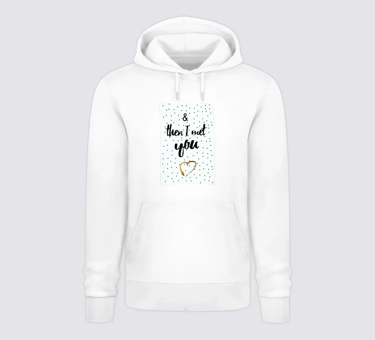 Met You felpa con cappuccio da Froilein Juno