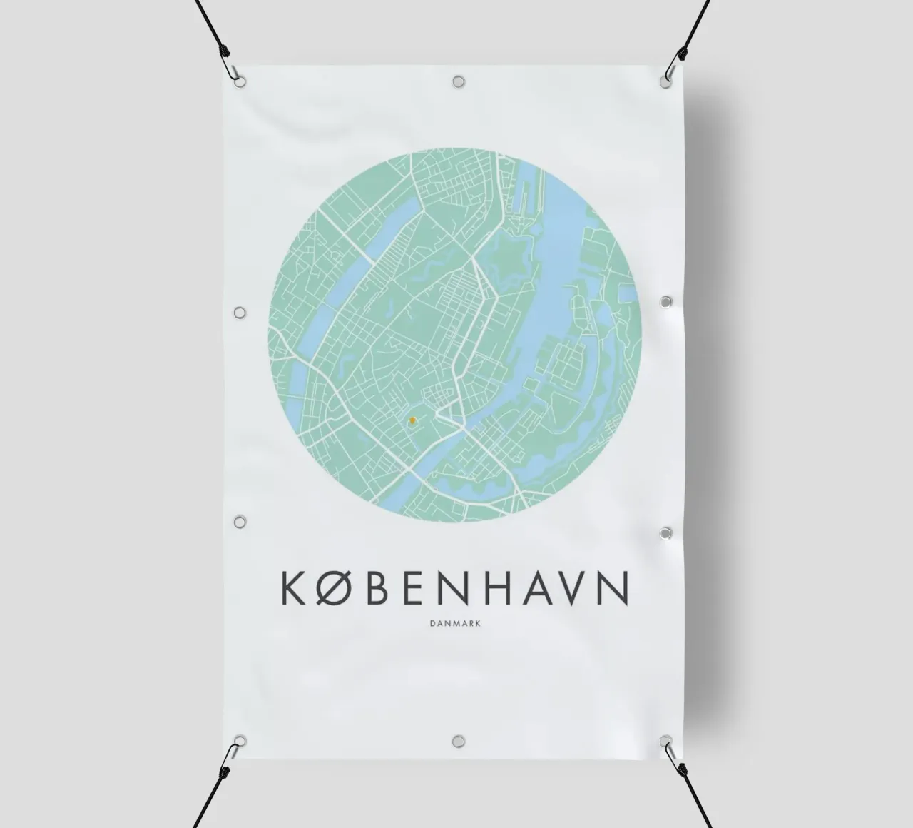 Metropolitan - Copenhagen telo in pvc da Emerybloom