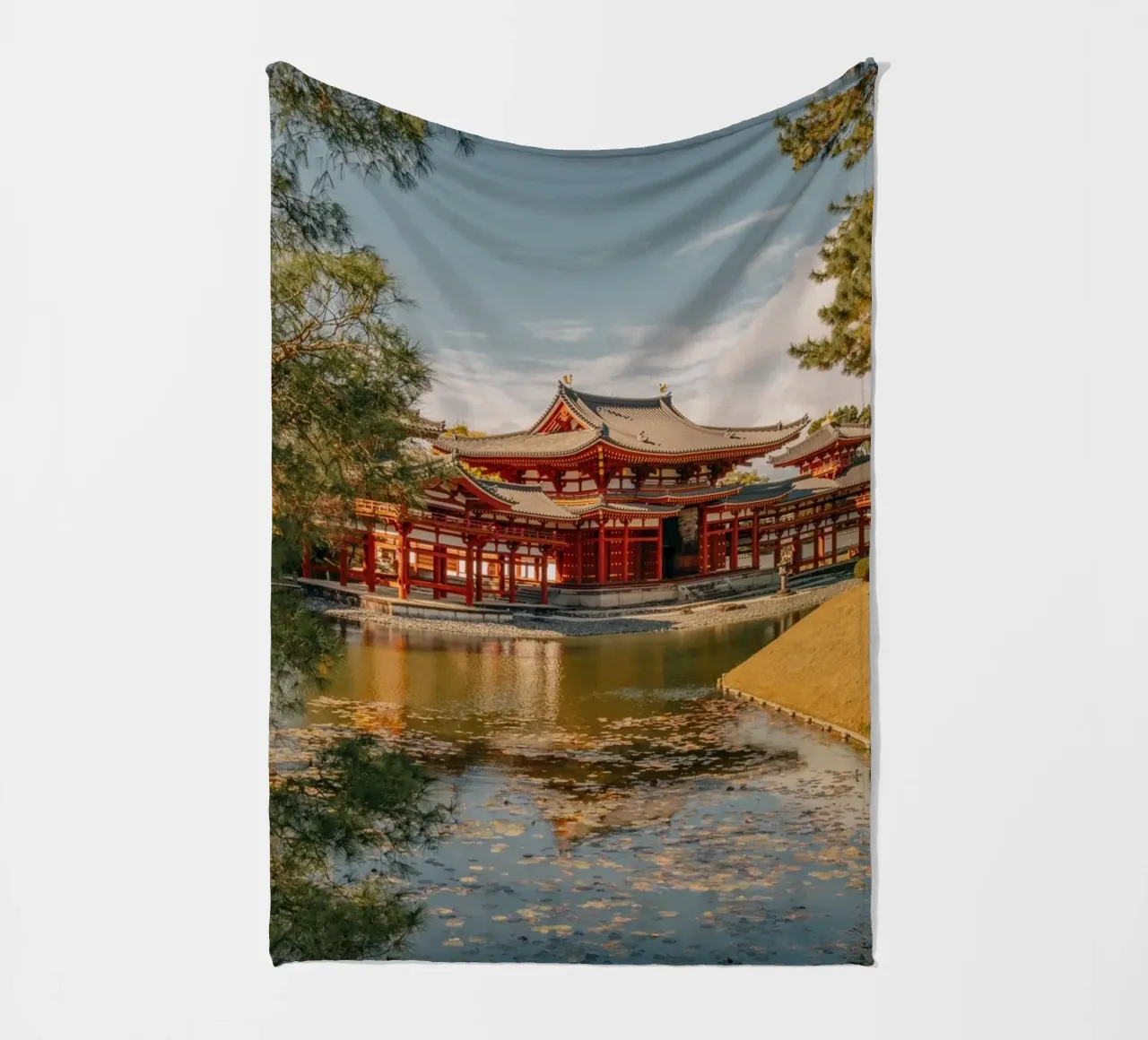 Tempio di Byodoin a Kyoto, Giappone coperta in pile da Marcel Bisig