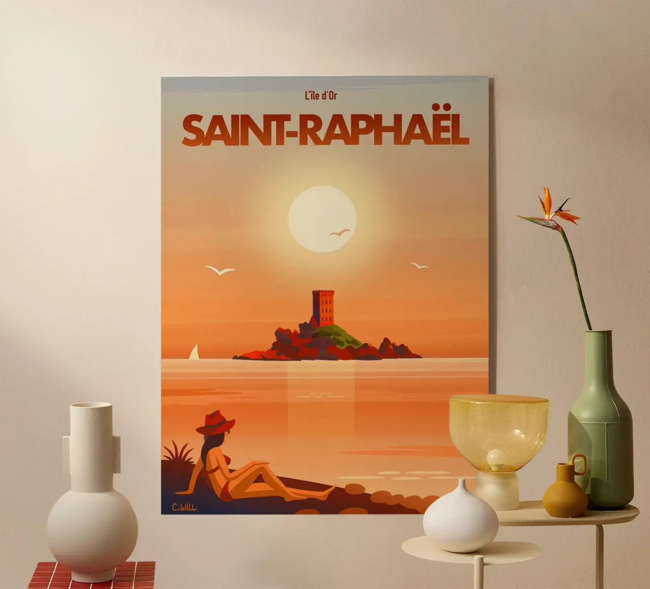 Ile d’or in Saint Raphaël plexiglass da C.WILL