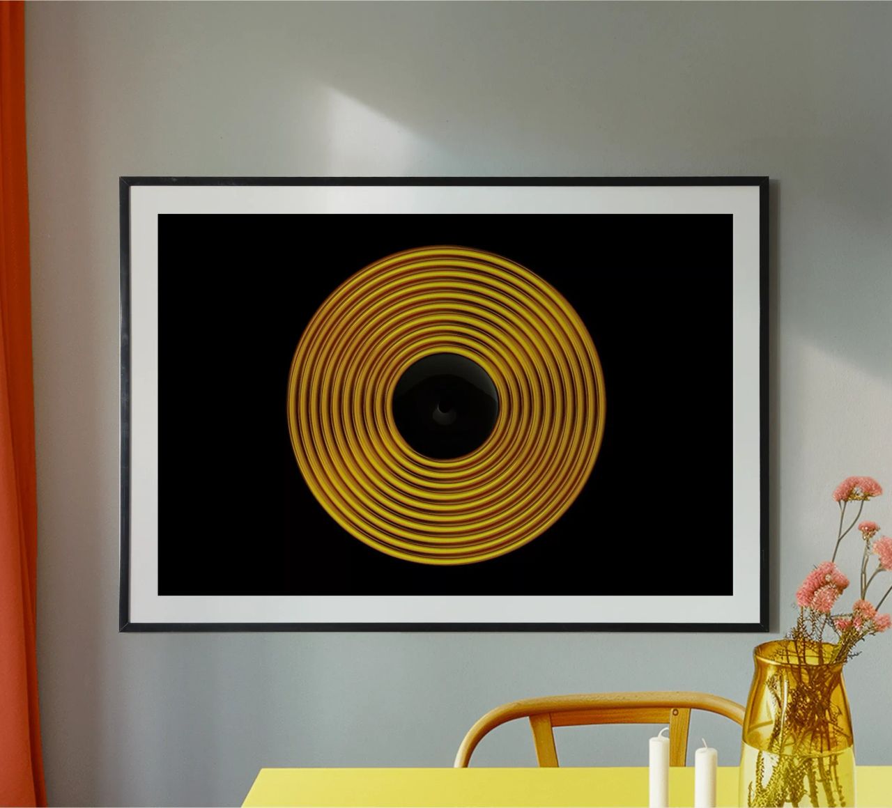 Vinyl poster avec cadre en aluminium de Octavian