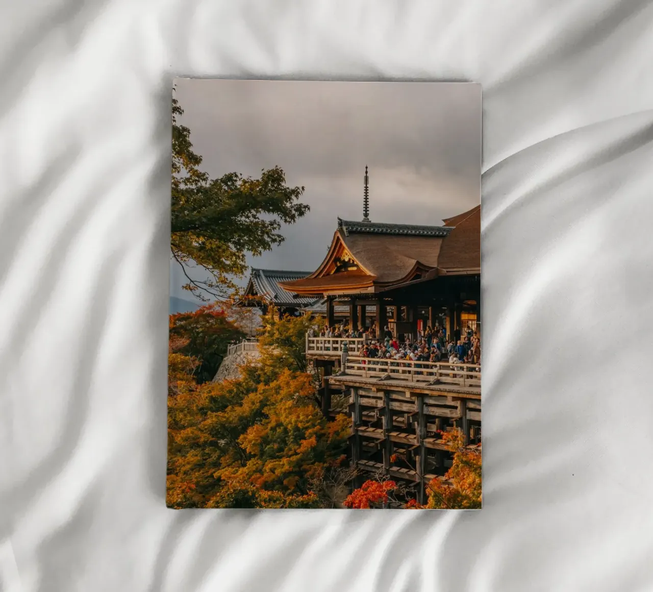 Kiyomizu-dera in Kyoto in Autumn notebook by Marcel Bisig