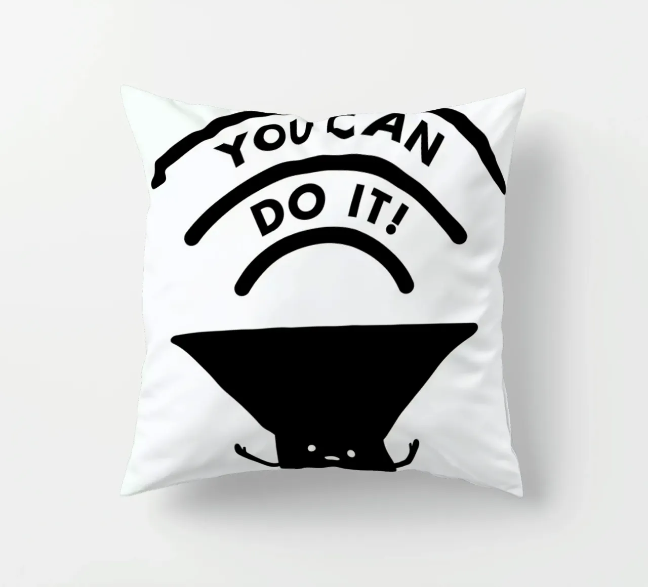 You Can Do It cuscino da Jaco Haasbroek