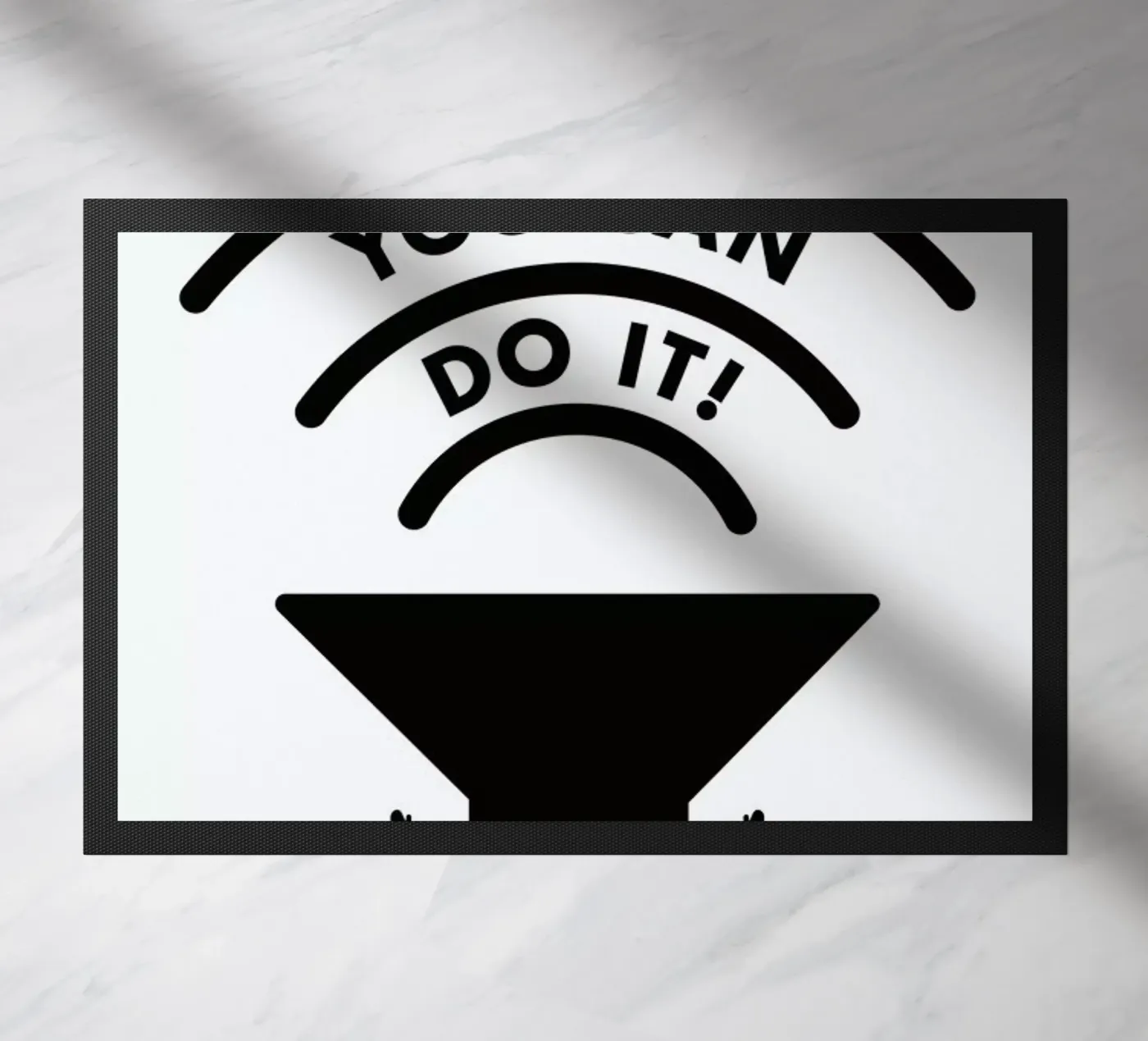 You Can Do It doormat by Jaco Haasbroek