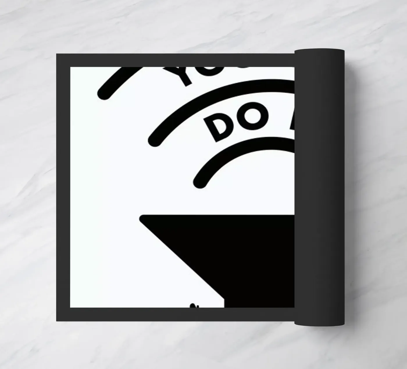 You Can Do It doormat by Jaco Haasbroek