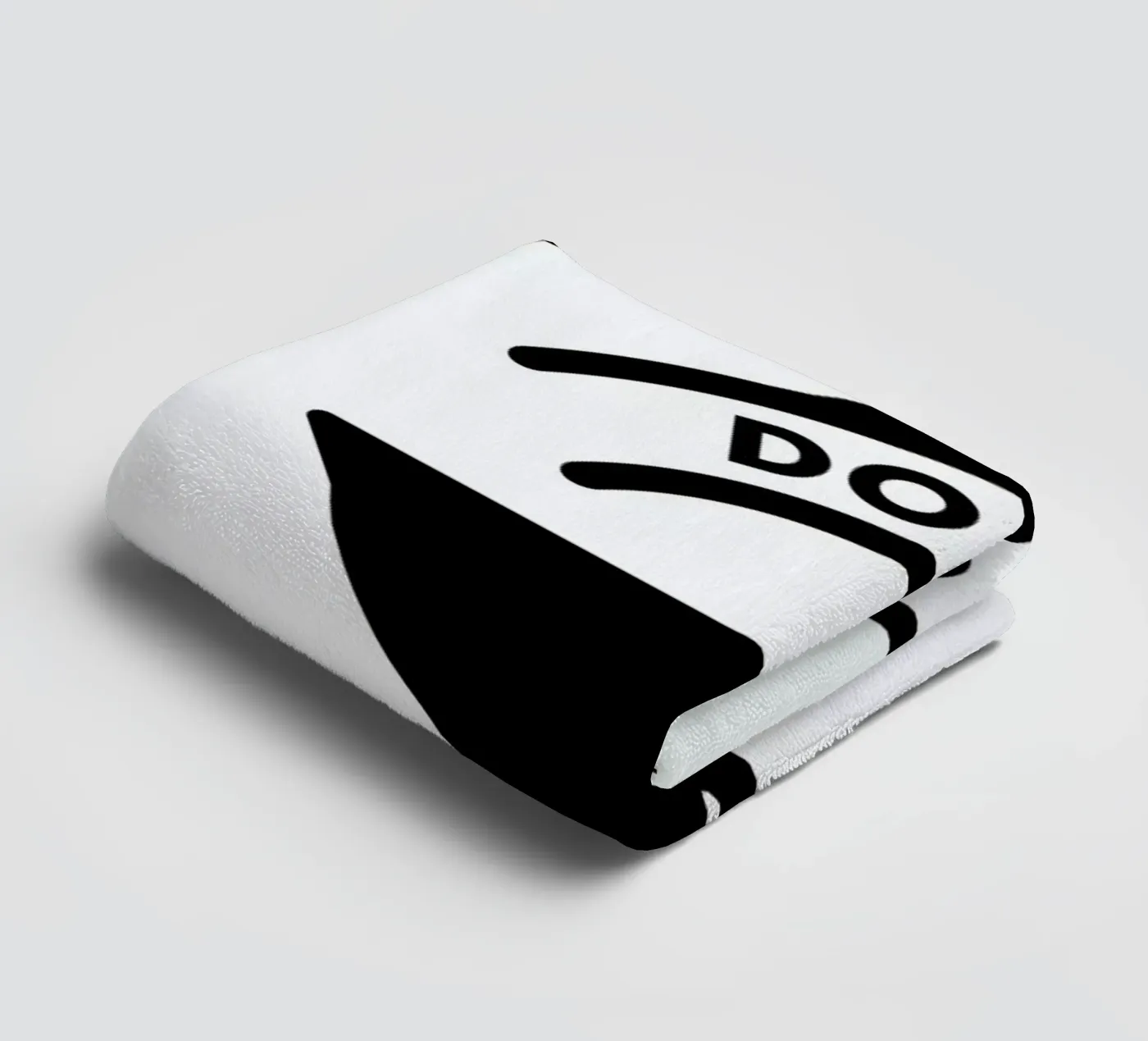 You Can Do It towel by Jaco Haasbroek