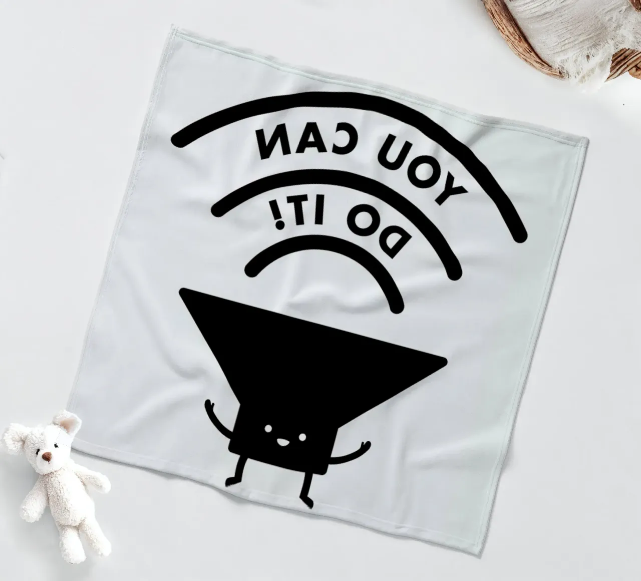 You Can Do It fleecedeken van Jaco Haasbroek