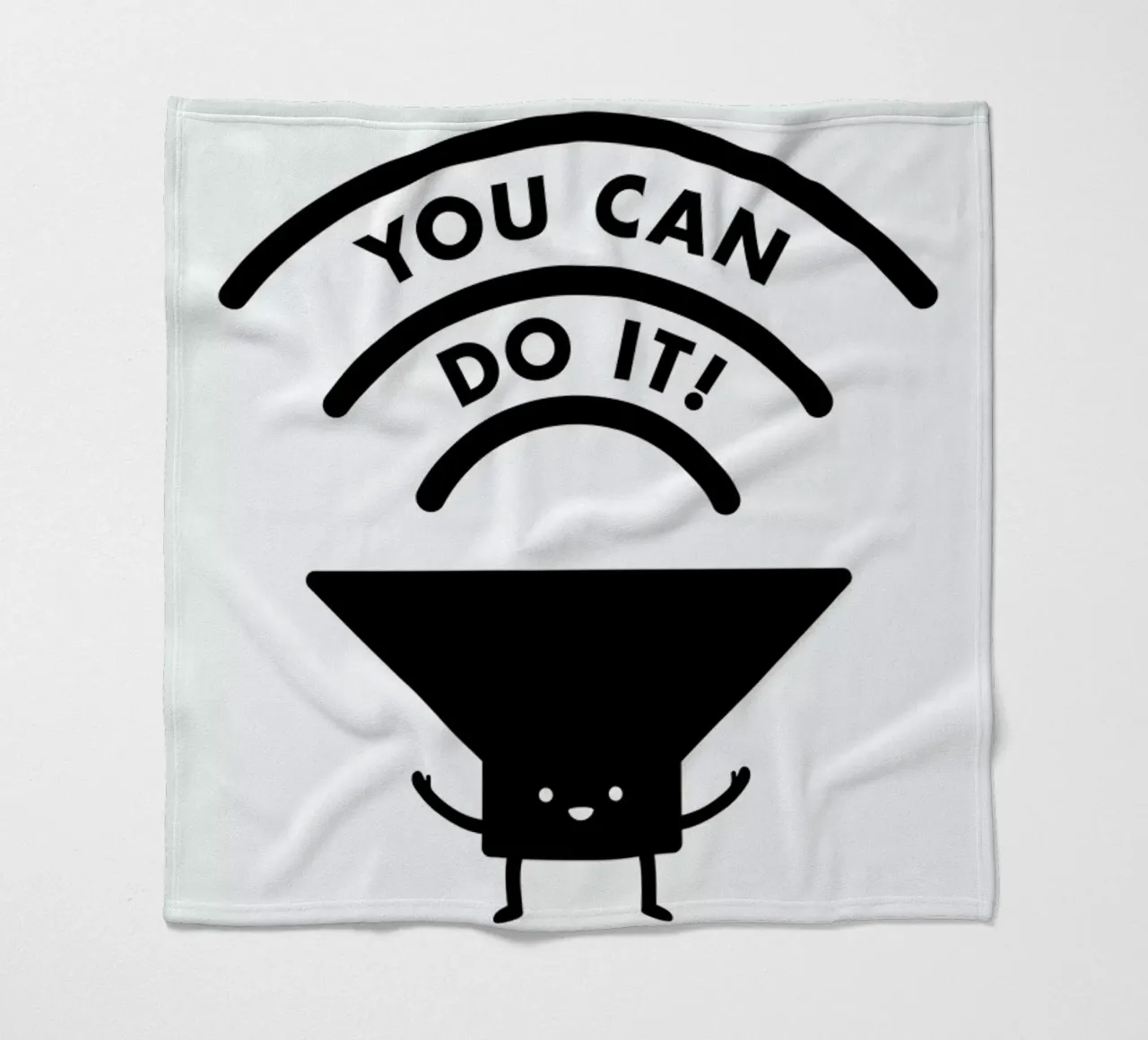 You Can Do It fleecedeken van Jaco Haasbroek