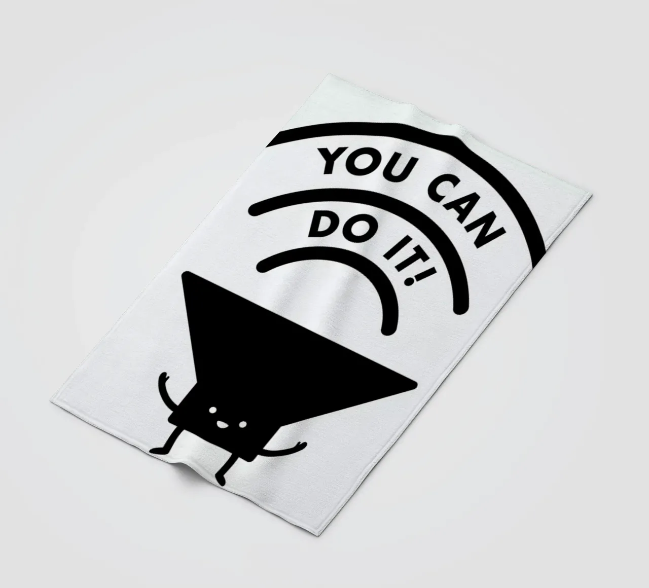 You Can Do It fleecedeken van Jaco Haasbroek