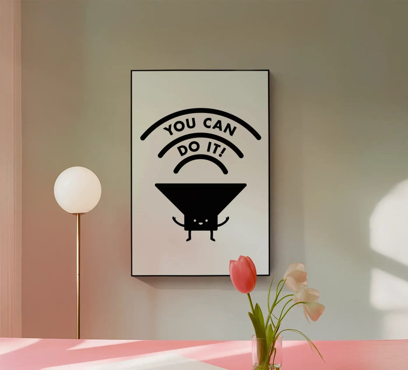 You Can Do It plexiglass da Jaco Haasbroek