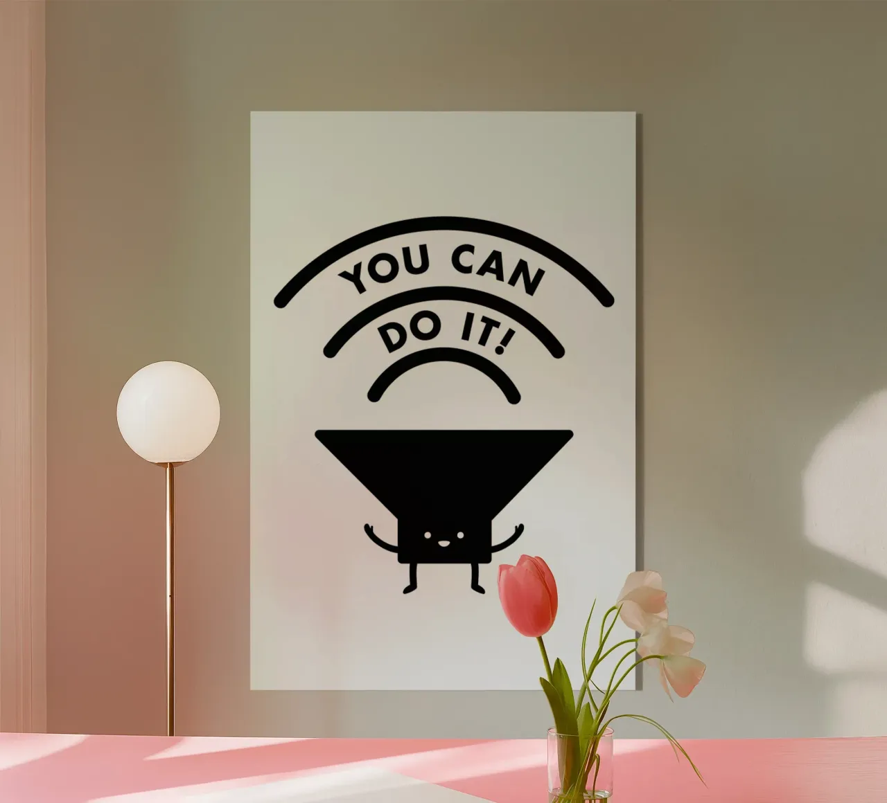You Can Do It plexiglass da Jaco Haasbroek