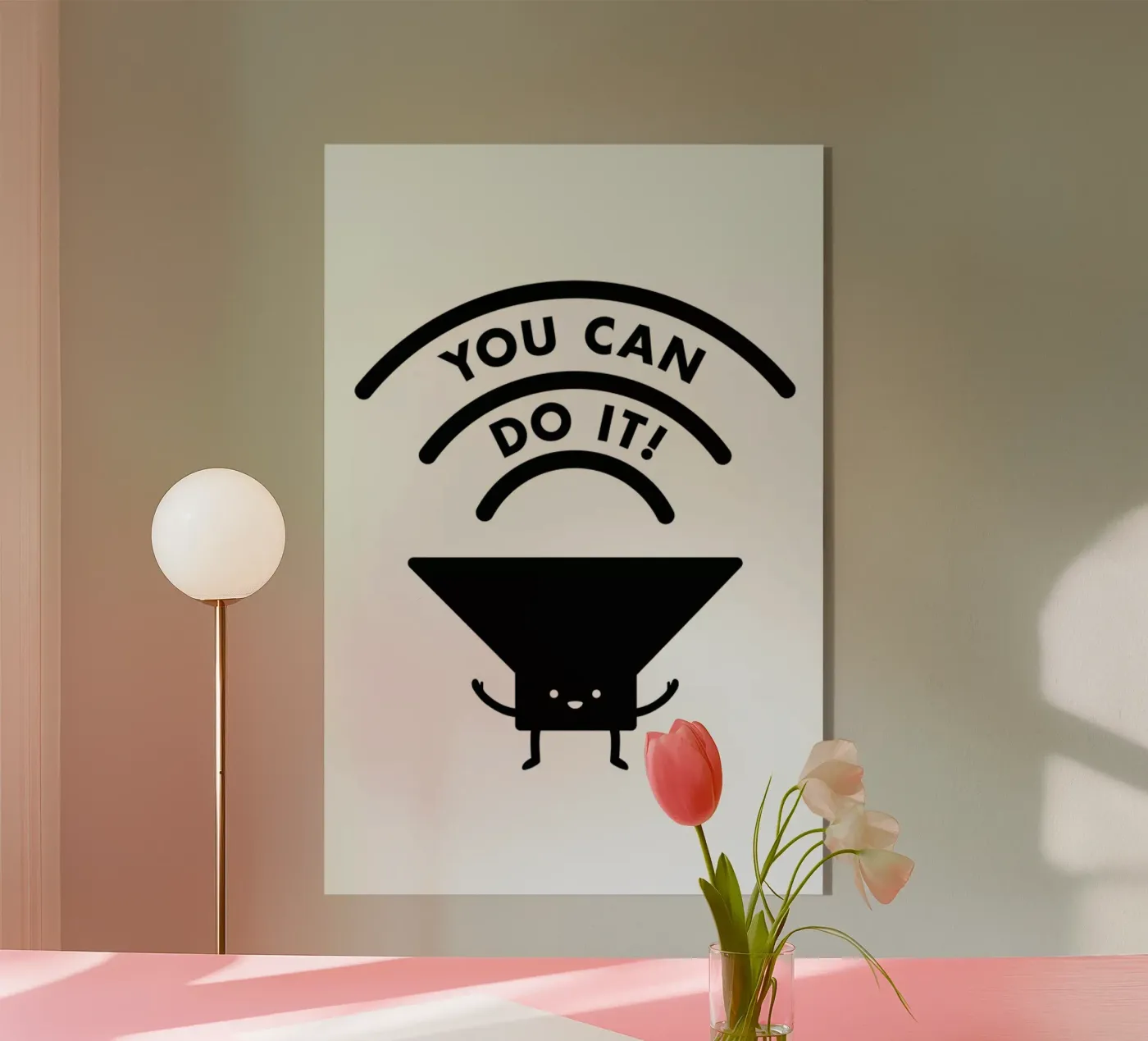 You Can Do It plexiglass da Jaco Haasbroek