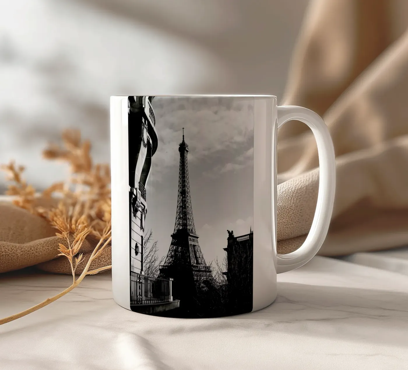 Paris ceramic mug by Magdalena Martin Photography
