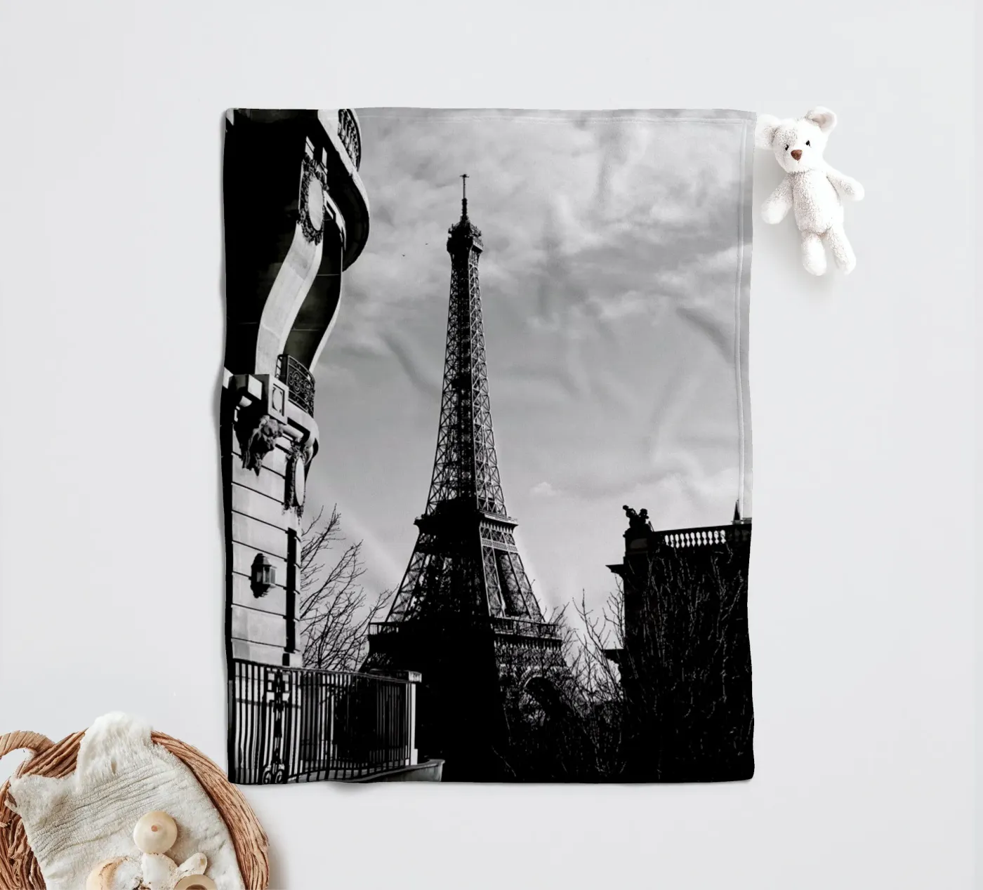 Paris fleecedeken van Magdalena Martin Photography