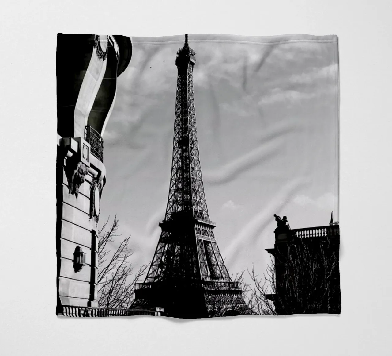 Paris fleece blanket by Magdalena Martin Photography