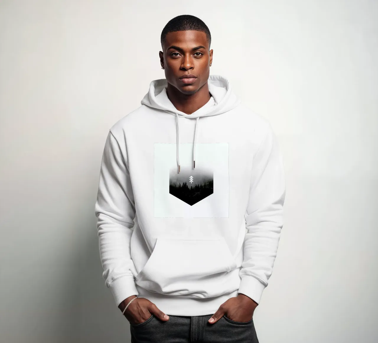 Forest Hex felpa con cappuccio da Chris Wharton