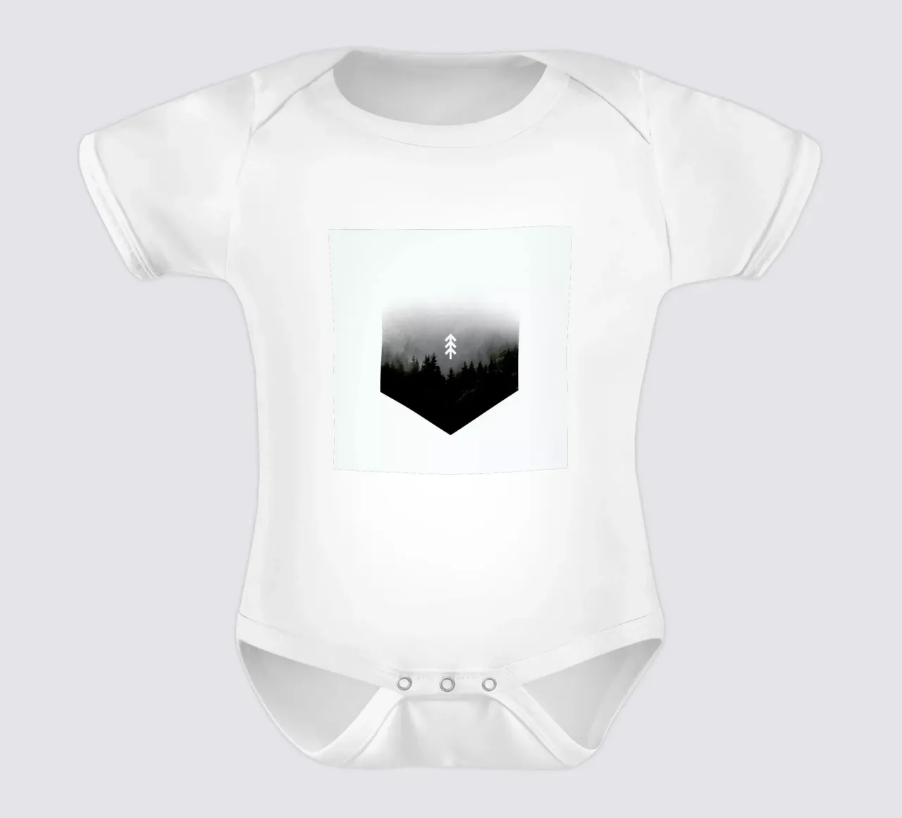 Forest Hex body neonato maniche corte da Chris Wharton