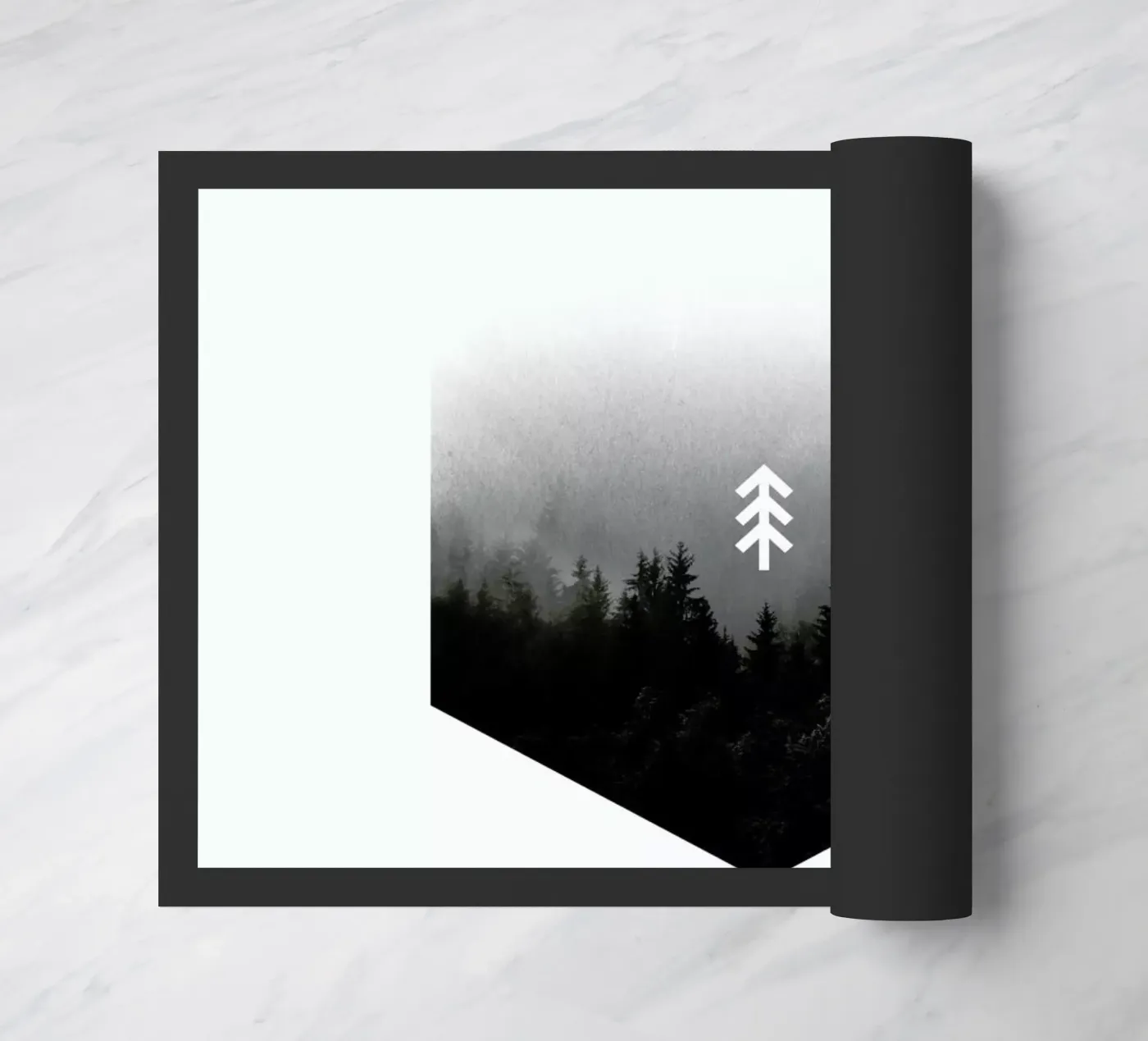 Forest Hex doormat by Chris Wharton