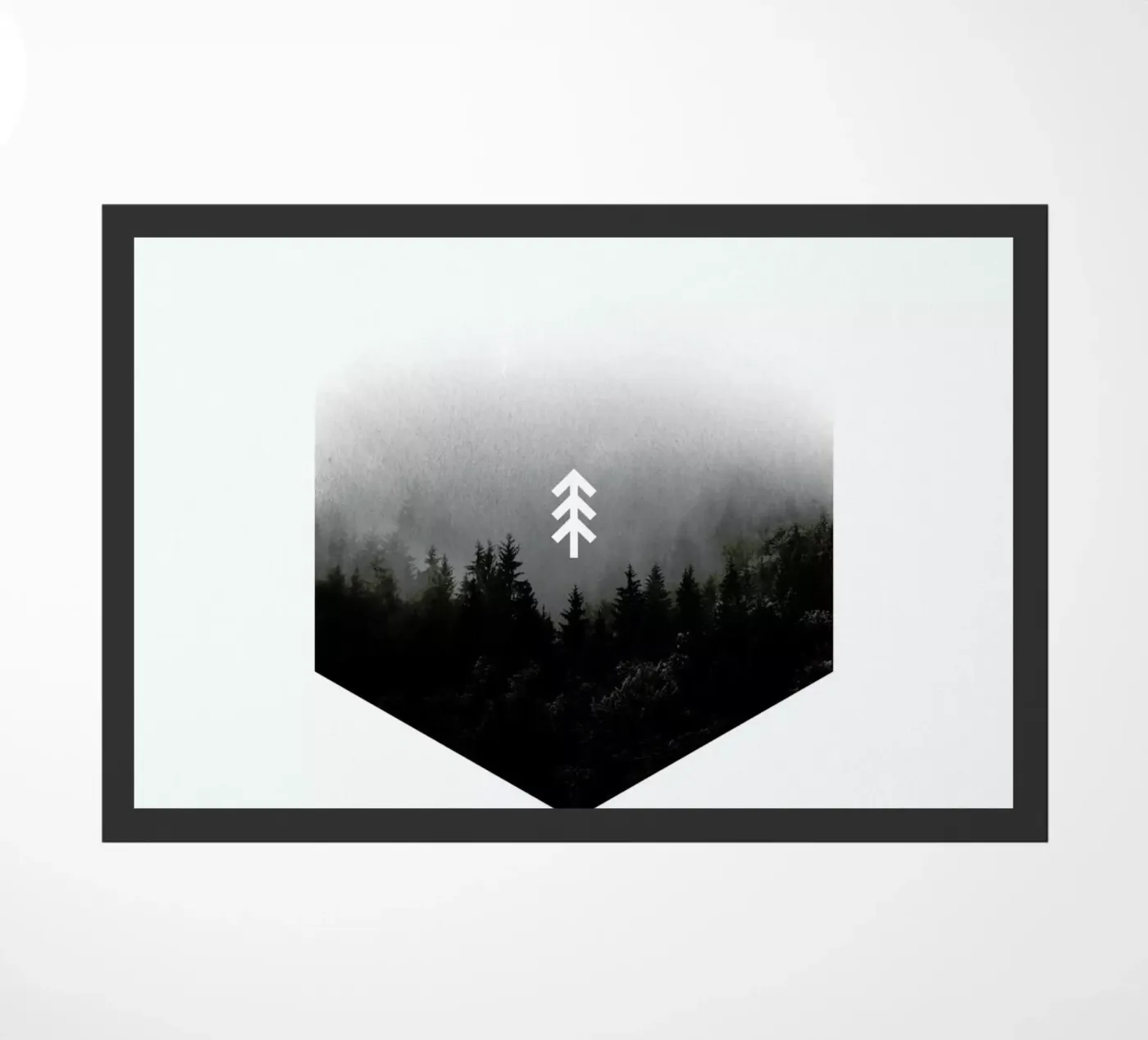Forest Hex doormat by Chris Wharton