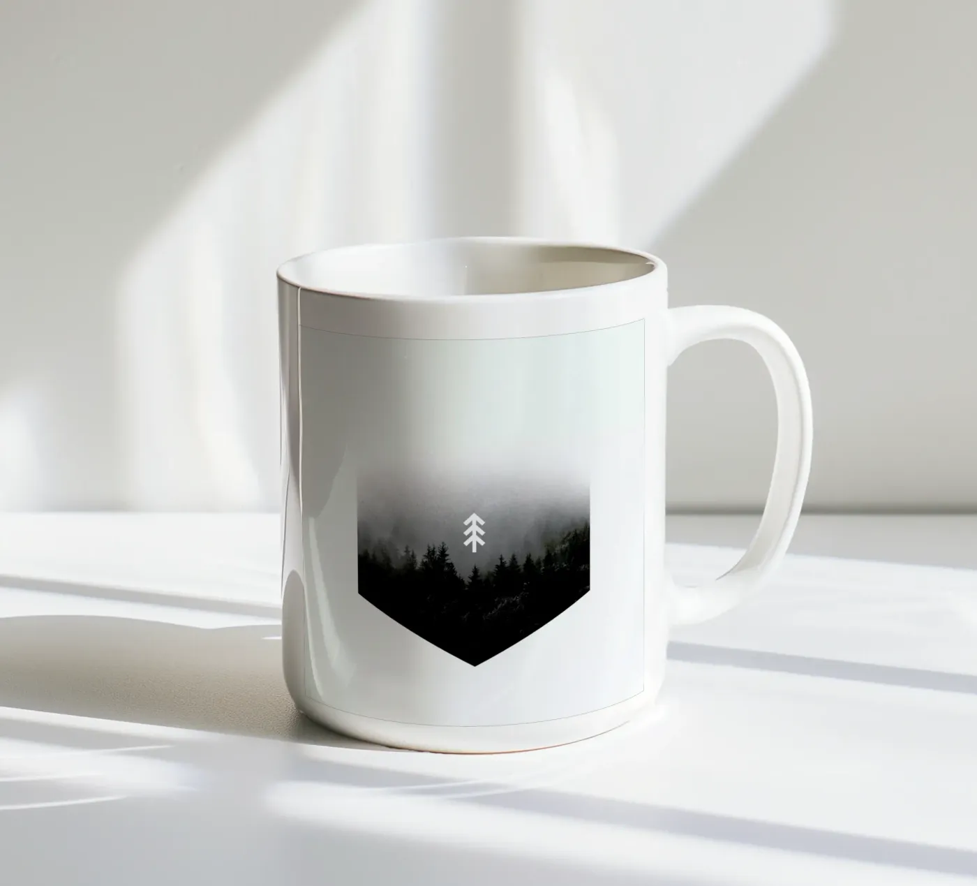 Forest Hex ceramic mug by Chris Wharton