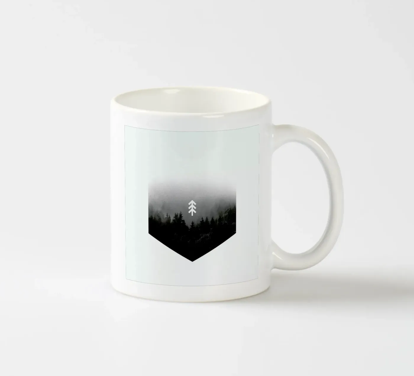 Forest Hex ceramic mug by Chris Wharton