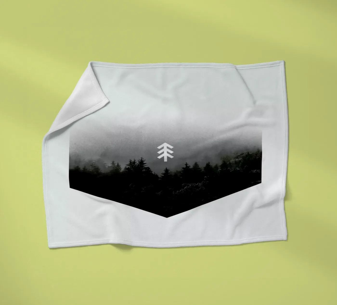 Forest Hex fleecedeken van Chris Wharton