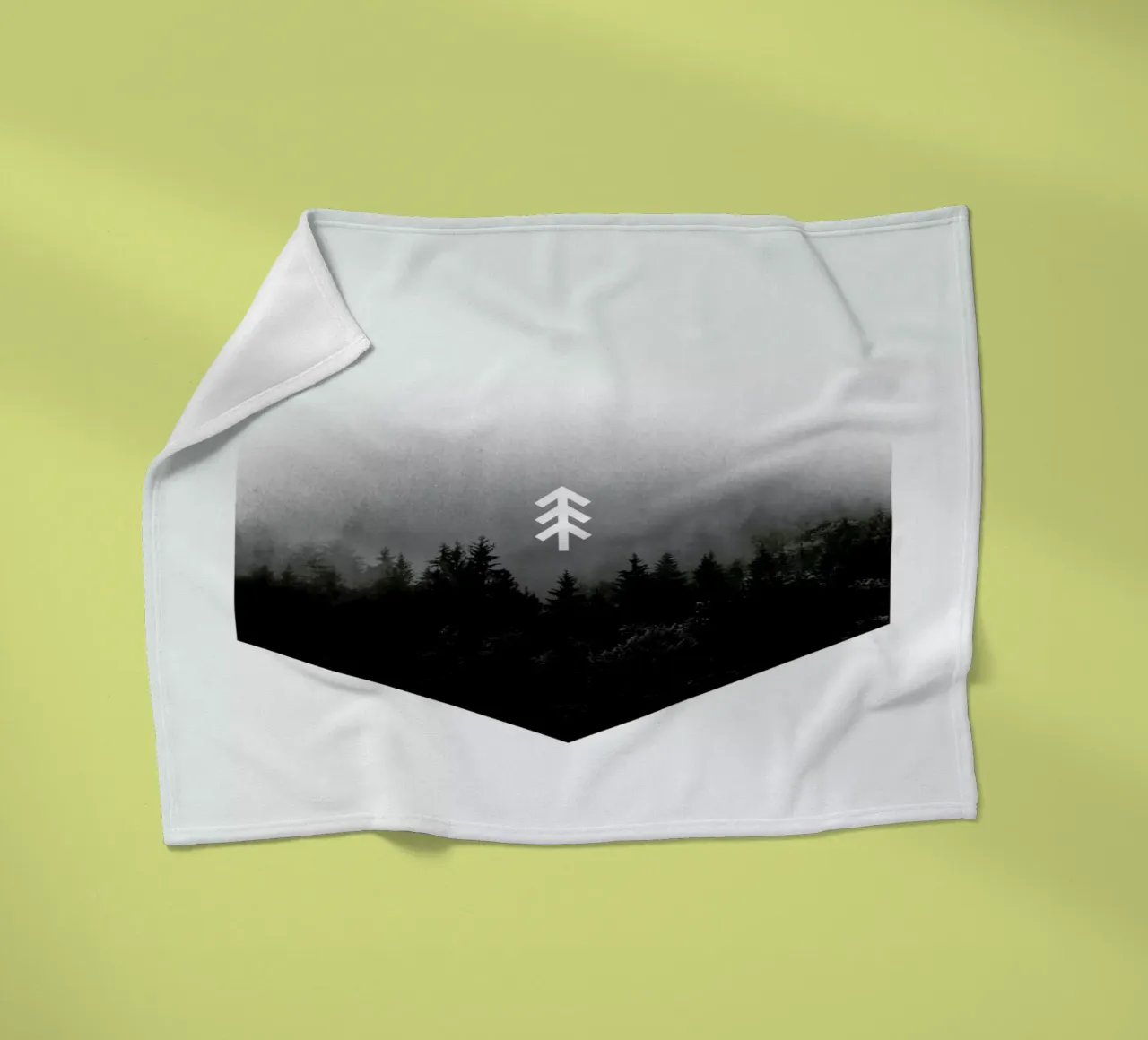 Forest Hex fleecedeken van Chris Wharton