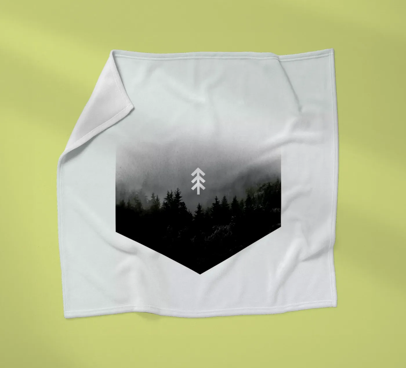 Forest Hex fleecedeken van Chris Wharton