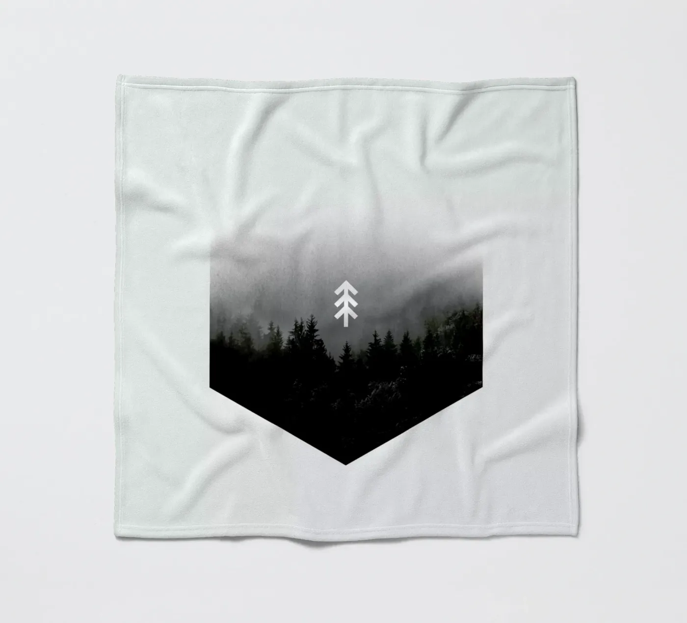 Forest Hex fleecedeken van Chris Wharton