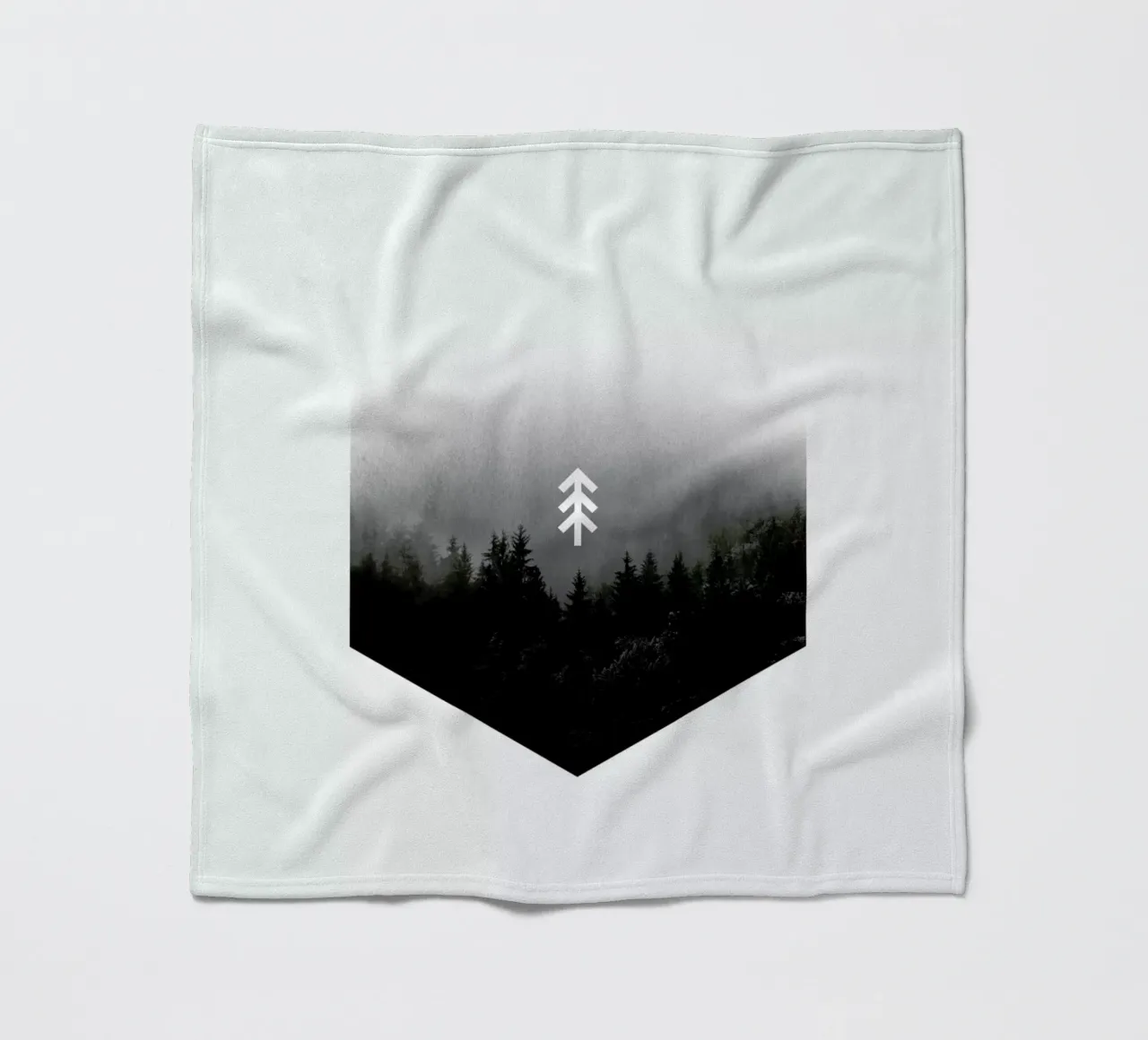 Forest Hex fleecedeken van Chris Wharton